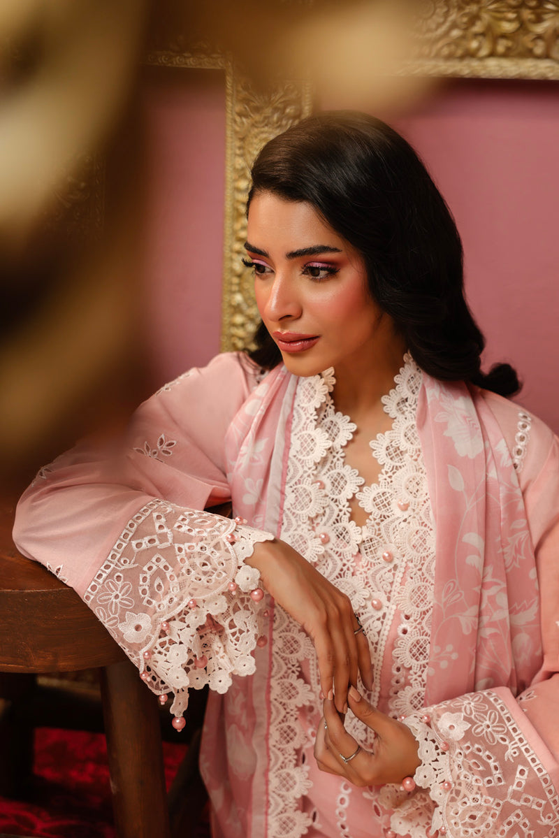 Al Karam | Schiffli Capsule | RTS | SHIRT, TROUSER & DUPATTA 10 by Al Karam - Designer Dress  - Type : Ladies Clothes - Available at Libayah - 100% Original 