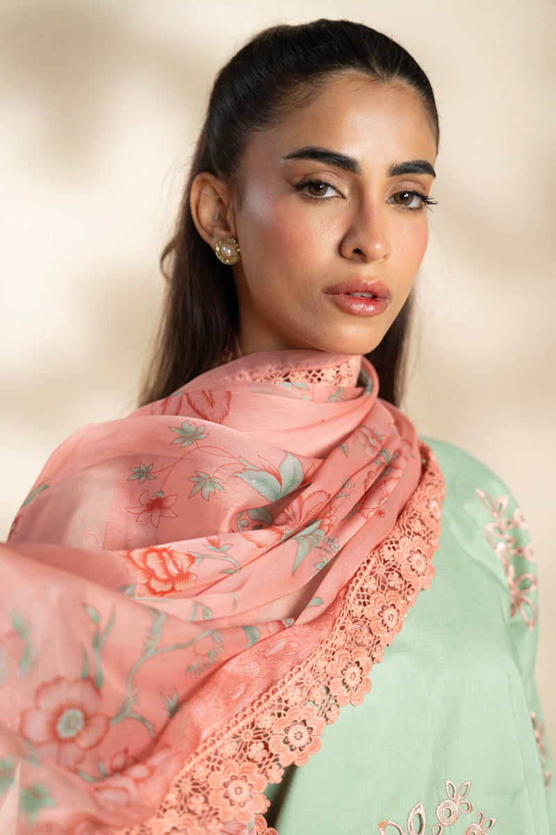 Al Karam | Schiffli Capsule | RTS | SHIRT, TROUSER & DUPATTA 7 by Al Karam - Designer Dress  - Type : Ladies Clothes - Available at Libayah - 100% Original 