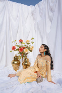 Hana | Viridity Ready to Wear | Marigold -VRT-008 by Hana - Designer Dress - Type: Ladies Clothes - Available at Libayah - 100% Original