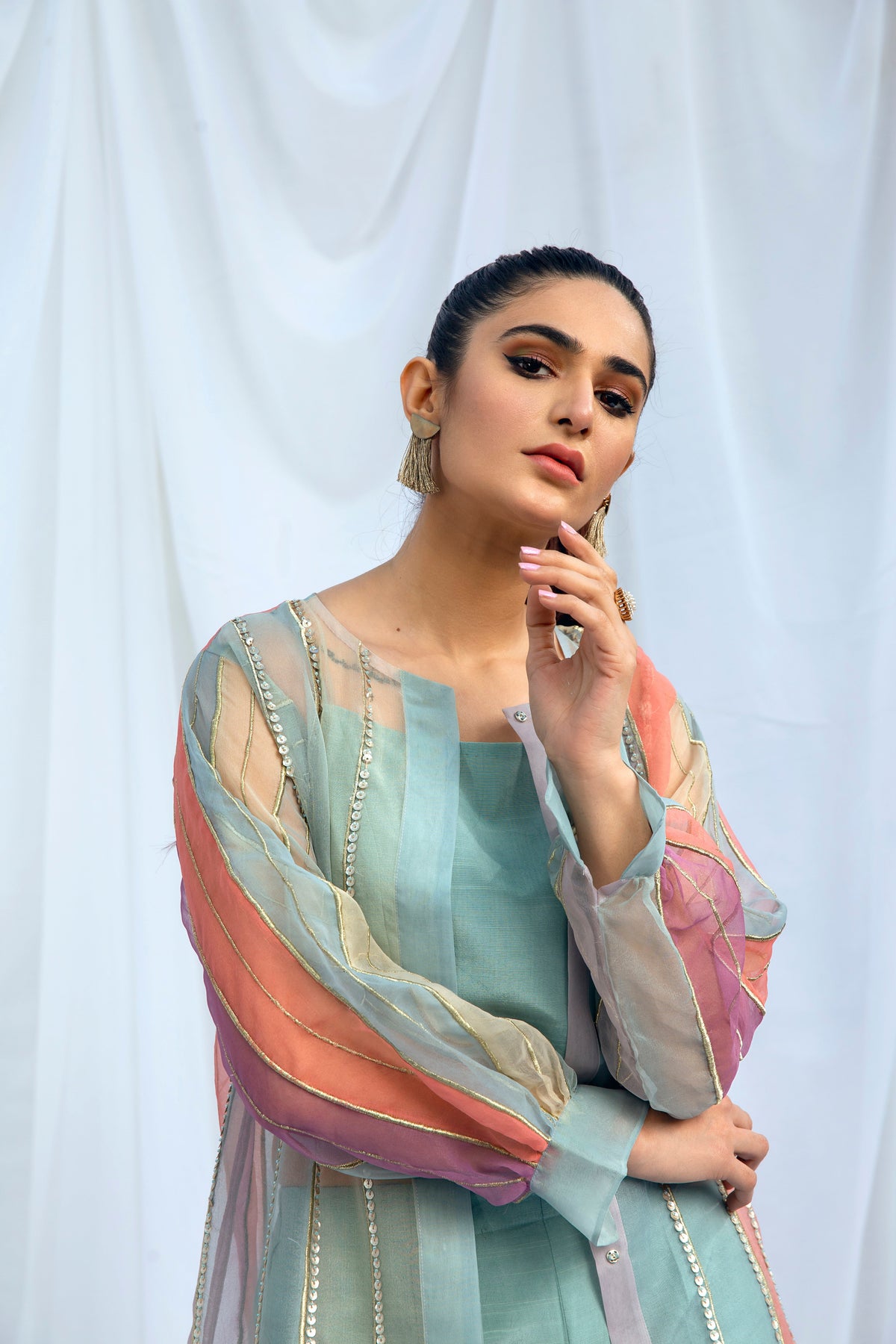 Hana | Viridity Ready to Wear | Island Teal -VRT-009 by Hana - Designer Dress - Type: Ladies Clothes - Available at Libayah - 100% Original