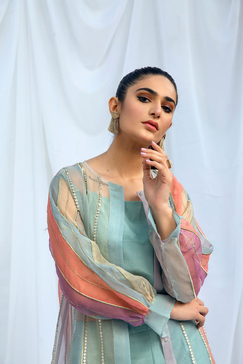 Hana | Viridity Ready to Wear | Island Teal -VRT-009 by Hana - Designer Dress - Type: Ladies Clothes - Available at Libayah - 100% Original