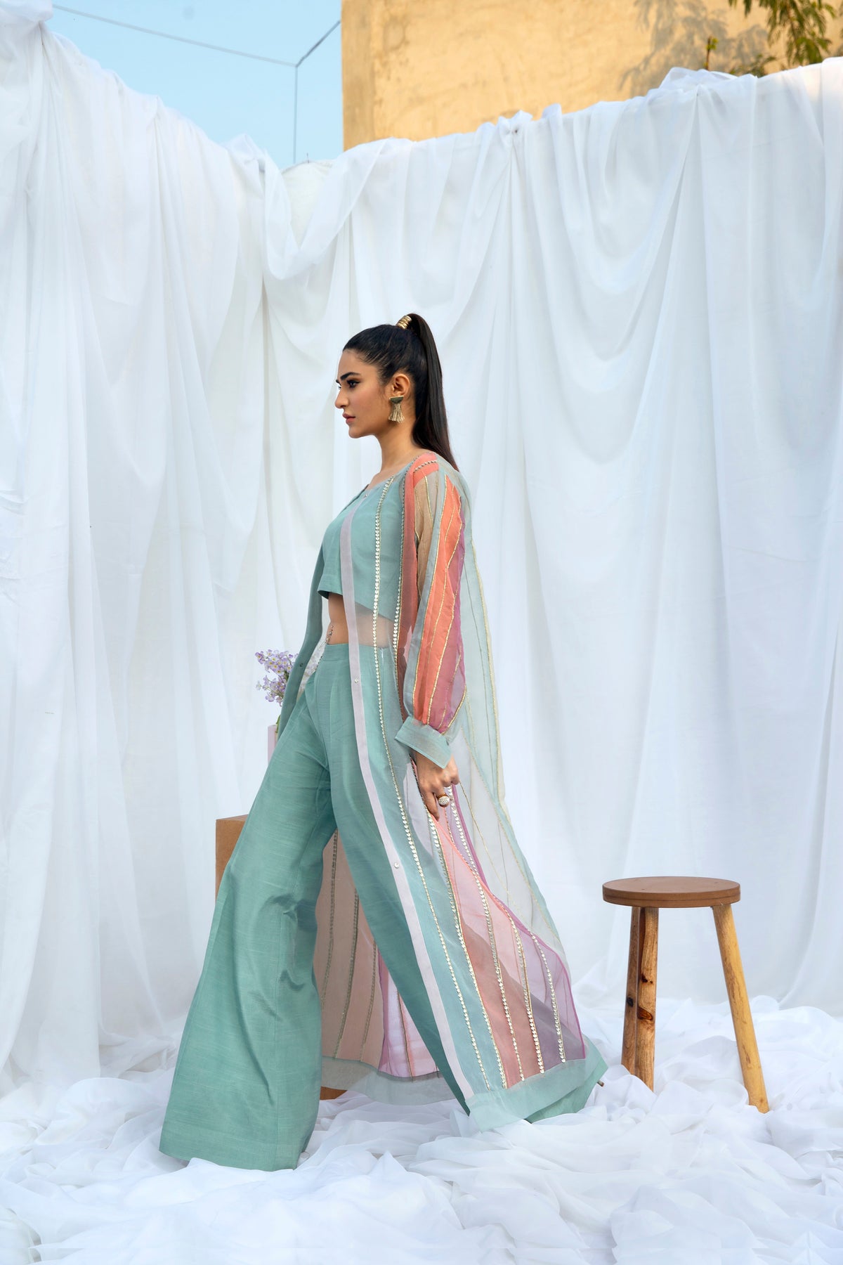 Hana | Viridity Ready to Wear | Island Teal -VRT-009 by Hana - Designer Dress - Type: Ladies Clothes - Available at Libayah - 100% Original