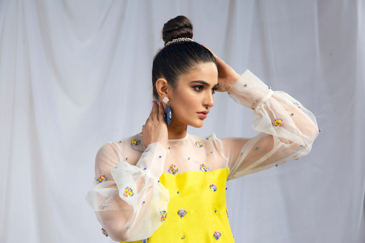 Hana | Viridity Ready to Wear | Citrus Twist -VRT-011 by Hana - Designer Dress - Type: Ladies Clothes - Available at Libayah - 100% Original