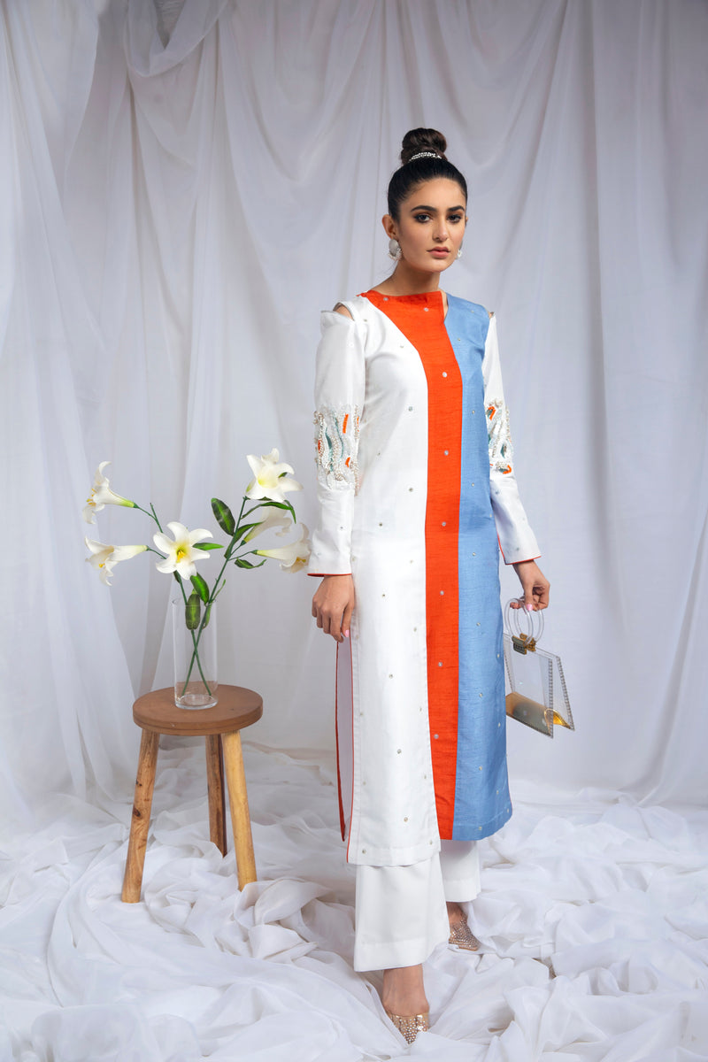 Hana | Viridity Ready to Wear | Marlin -VRT-012 by Hana - Designer Dress - Type: Ladies Clothes - Available at Libayah - 100% Original