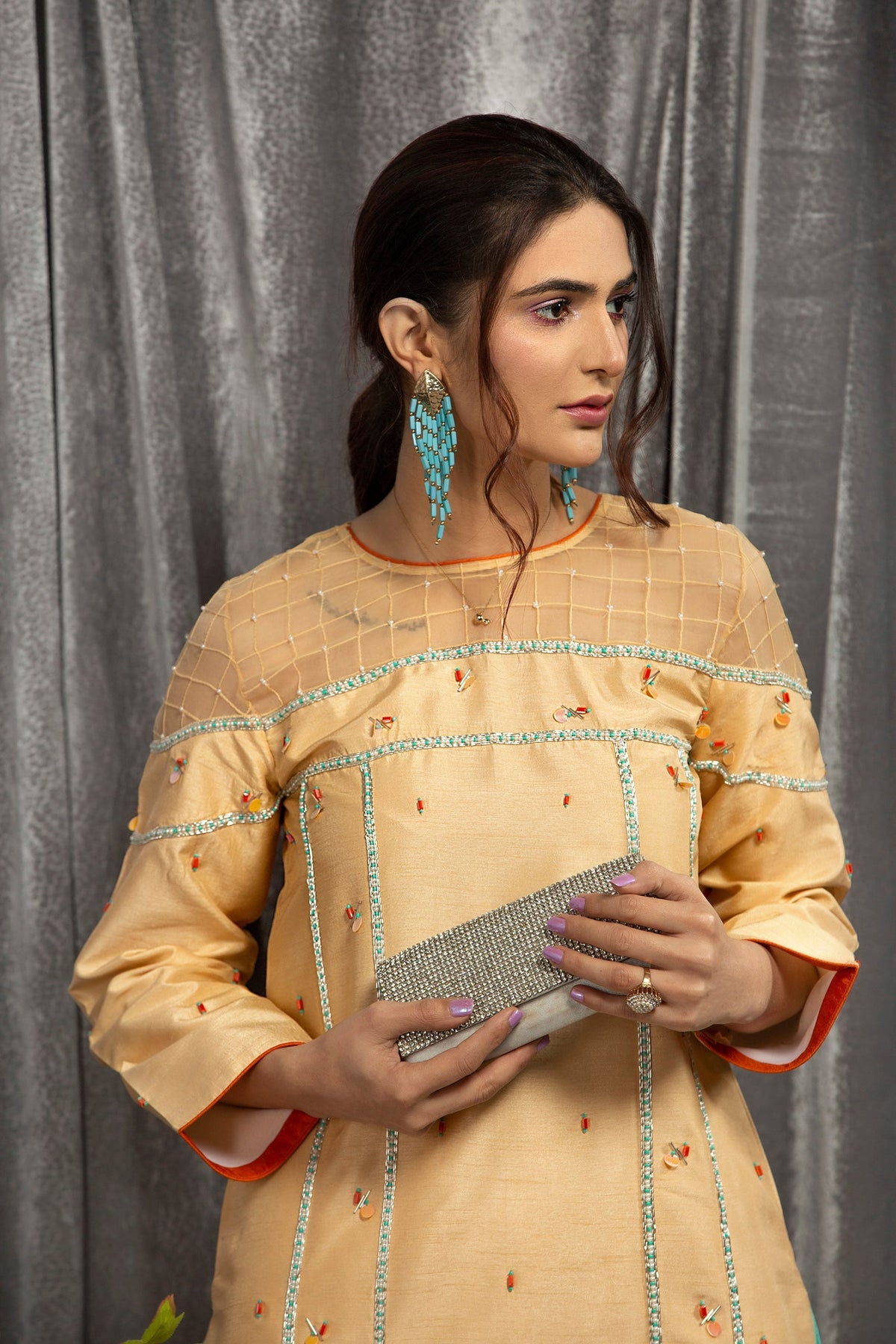 Hana | Viridity Ready to Wear | Marigold -VRT-008 by Hana - Designer Dress - Type: Ladies Clothes - Available at Libayah - 100% Original