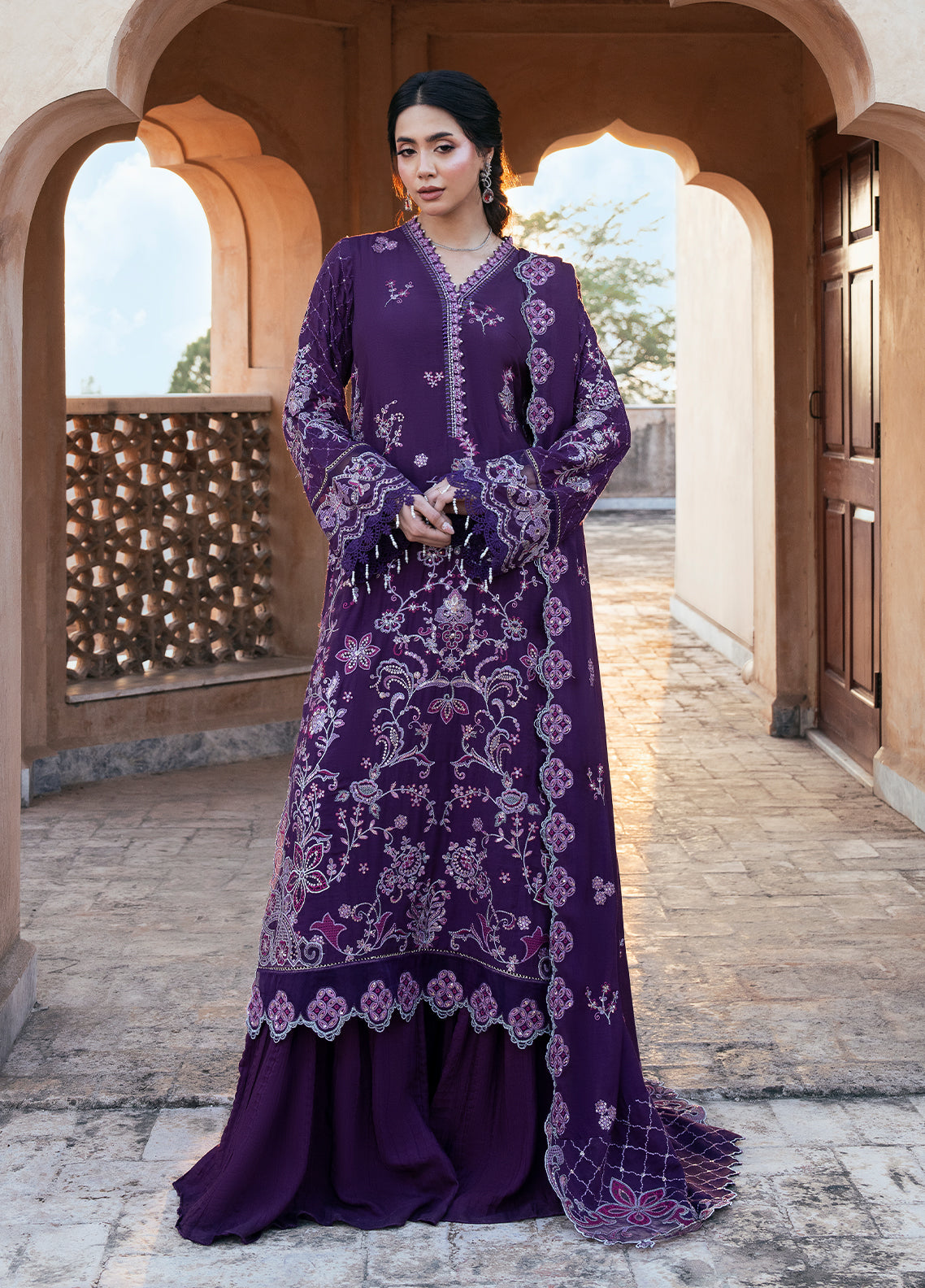 Sahane | Rusukh Premium Formals 26 | FU6601 Daliya- RUSUKH by Sahane - Designer Dress  - Type : Ladies Clothes - Available at Libayah - 100% Original 