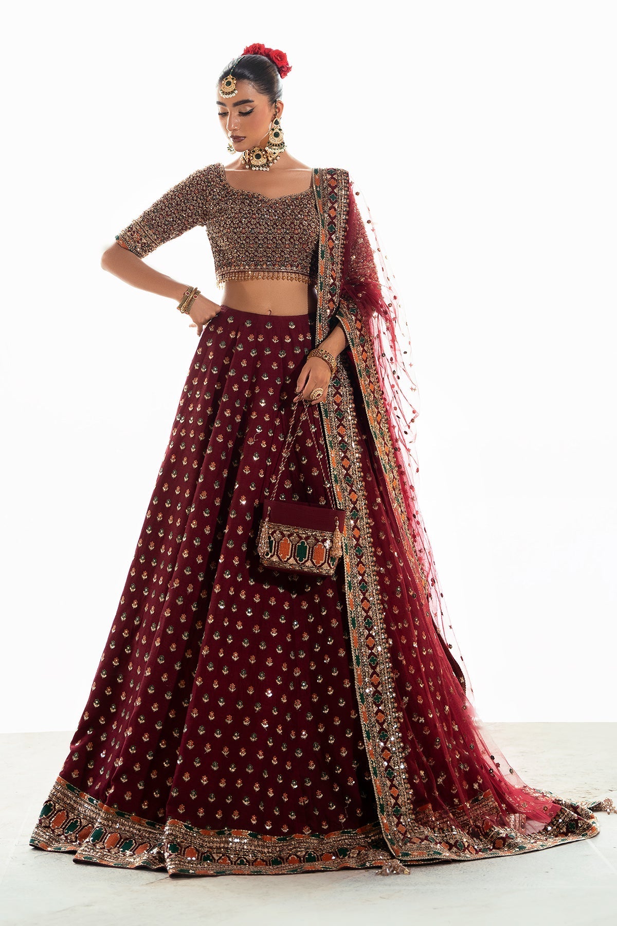 Mina Kashif | Virsa Wedding Formals | Saama by Mina Kashif - Designer Dress - Type : Ladies Clothes - Available at Libayah - 100% Original 