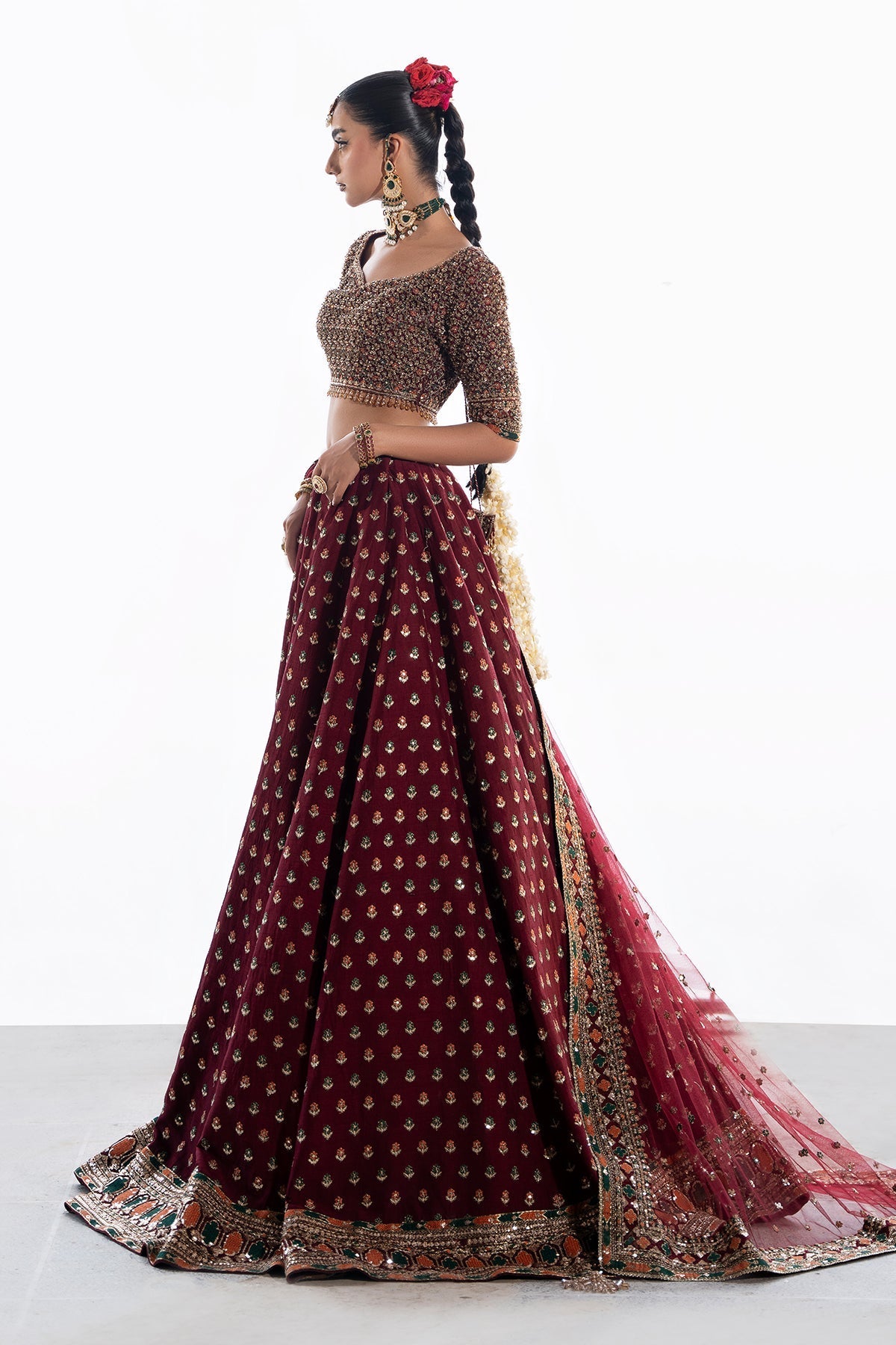 Mina Kashif | Virsa Wedding Formals | Saama by Mina Kashif - Designer Dress - Type : Ladies Clothes - Available at Libayah - 100% Original 