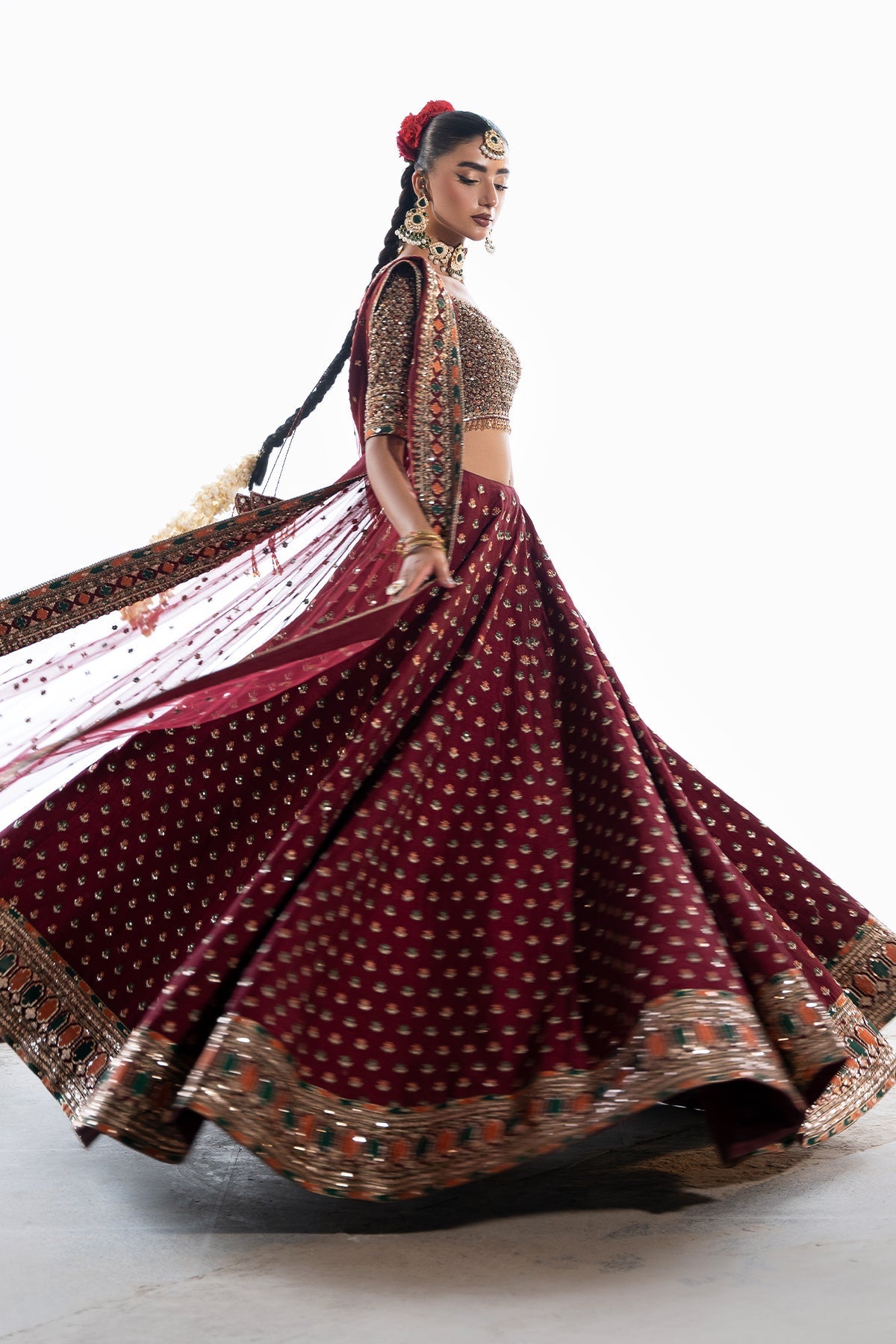 Mina Kashif | Virsa Wedding Formals | Saama by Mina Kashif - Designer Dress - Type : Ladies Clothes - Available at Libayah - 100% Original 