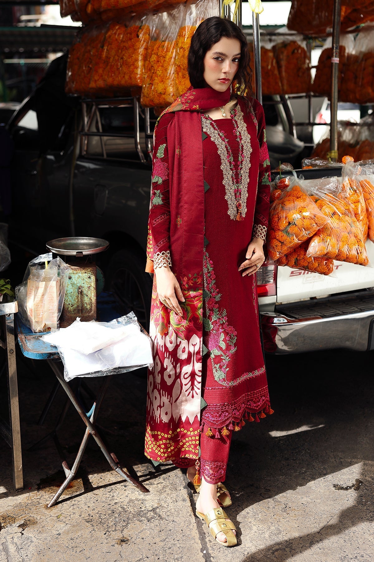 Charizma | Poshima Winters 25 | 3-pc Wool Shawl Collection PSW5-01