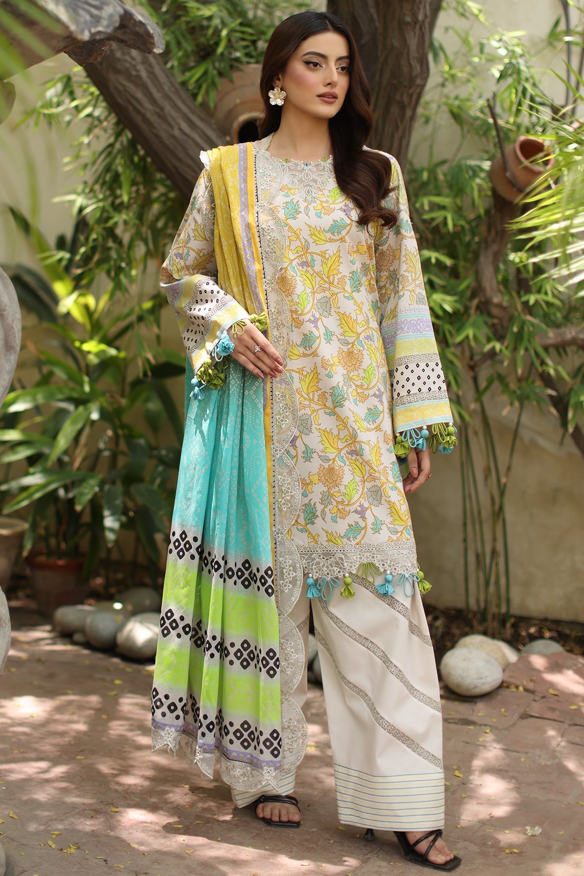 Charizma | Range Lawn | RN6-05 by Charizma - Designer Dress  - Type : Ladies Clothes - Available at Libayah - 100% Original 
