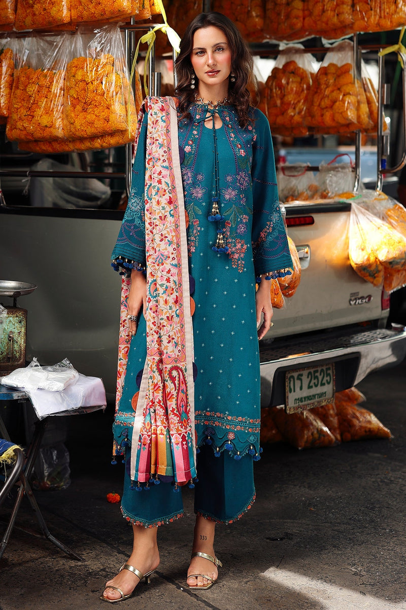 3-pc Wool Shawl Collection PSW5-06 – authentic Pakistani dress from the Charizma Poshima Winters 25 collection for women in the UK