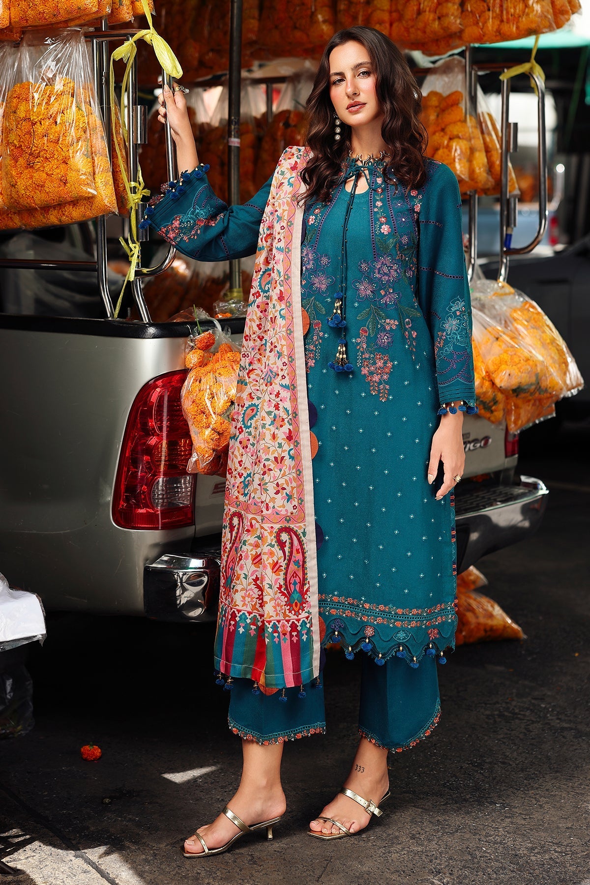 Charizma | Poshima Winters 25 | 3-pc Wool Shawl Collection PSW5-06