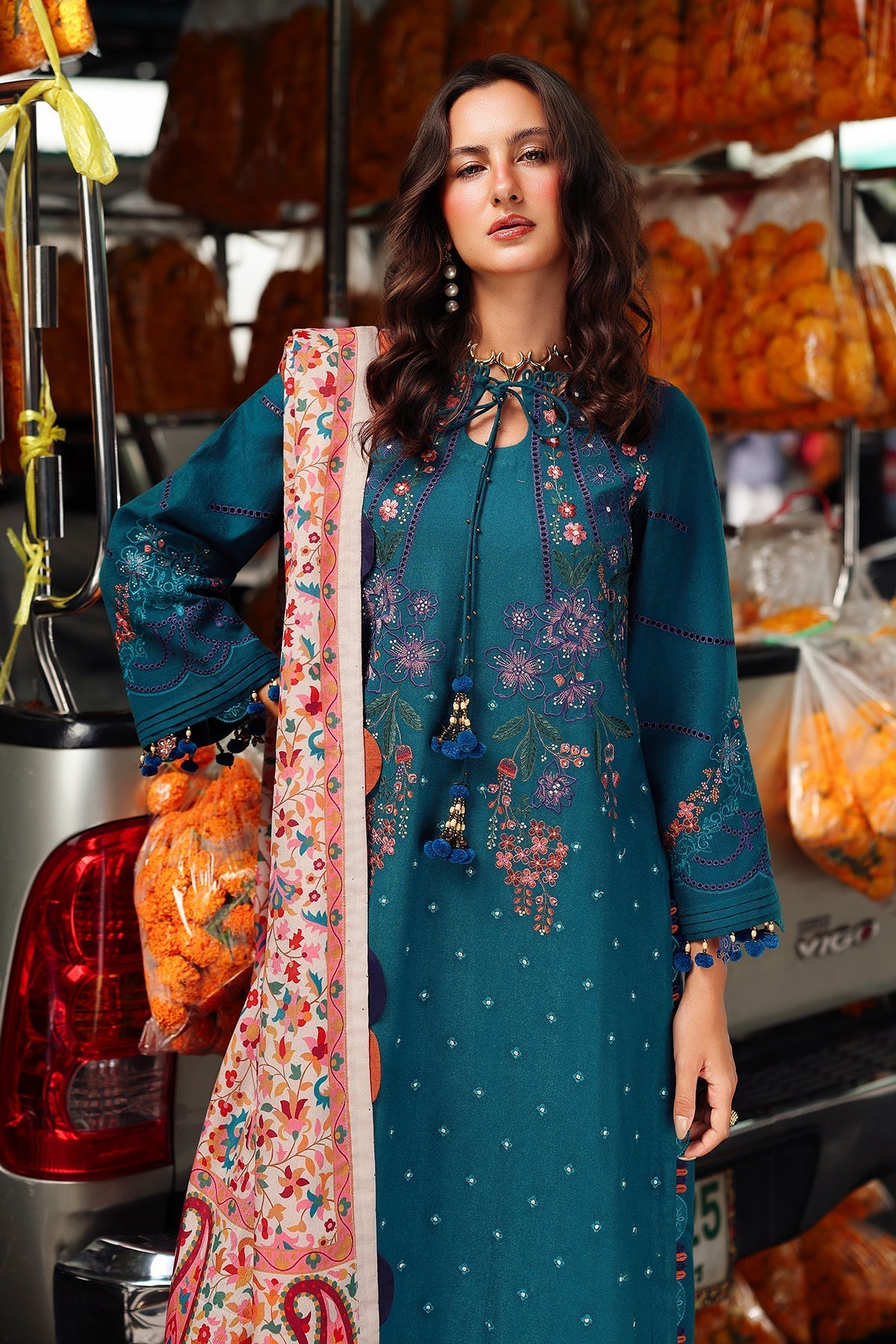 Charizma | Poshima Winters 25 | 3-pc Wool Shawl Collection PSW5-06