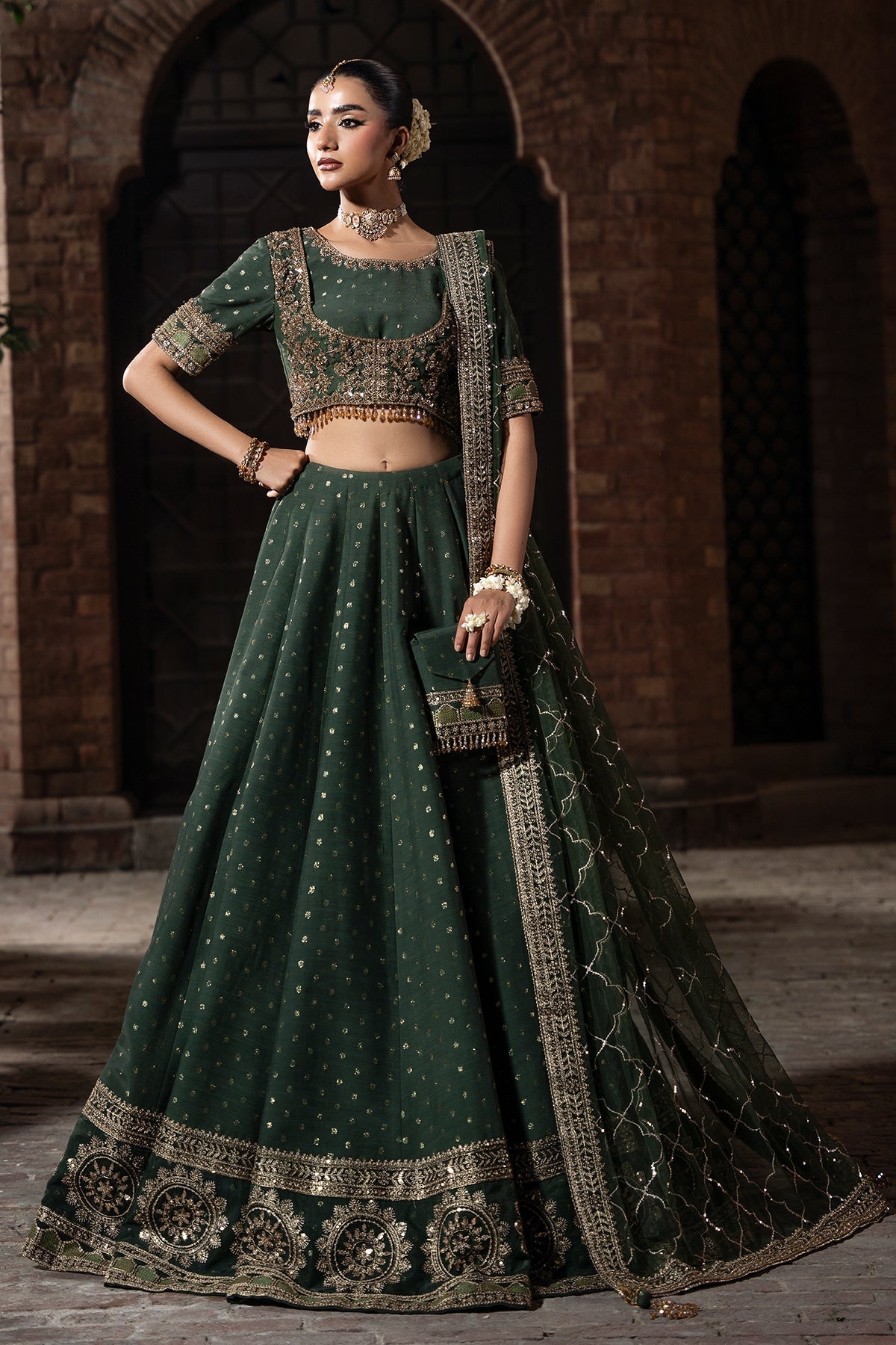 Mina Kashif | Virsa Wedding Formals | Rang Jah by Mina Kashif - Designer Dress - Type : Ladies Clothes - Available at Libayah - 100% Original 