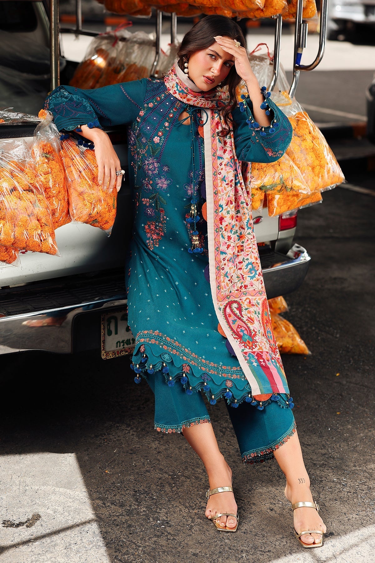 Charizma | Poshima Winters 25 | 3-pc Wool Shawl Collection PSW5-06