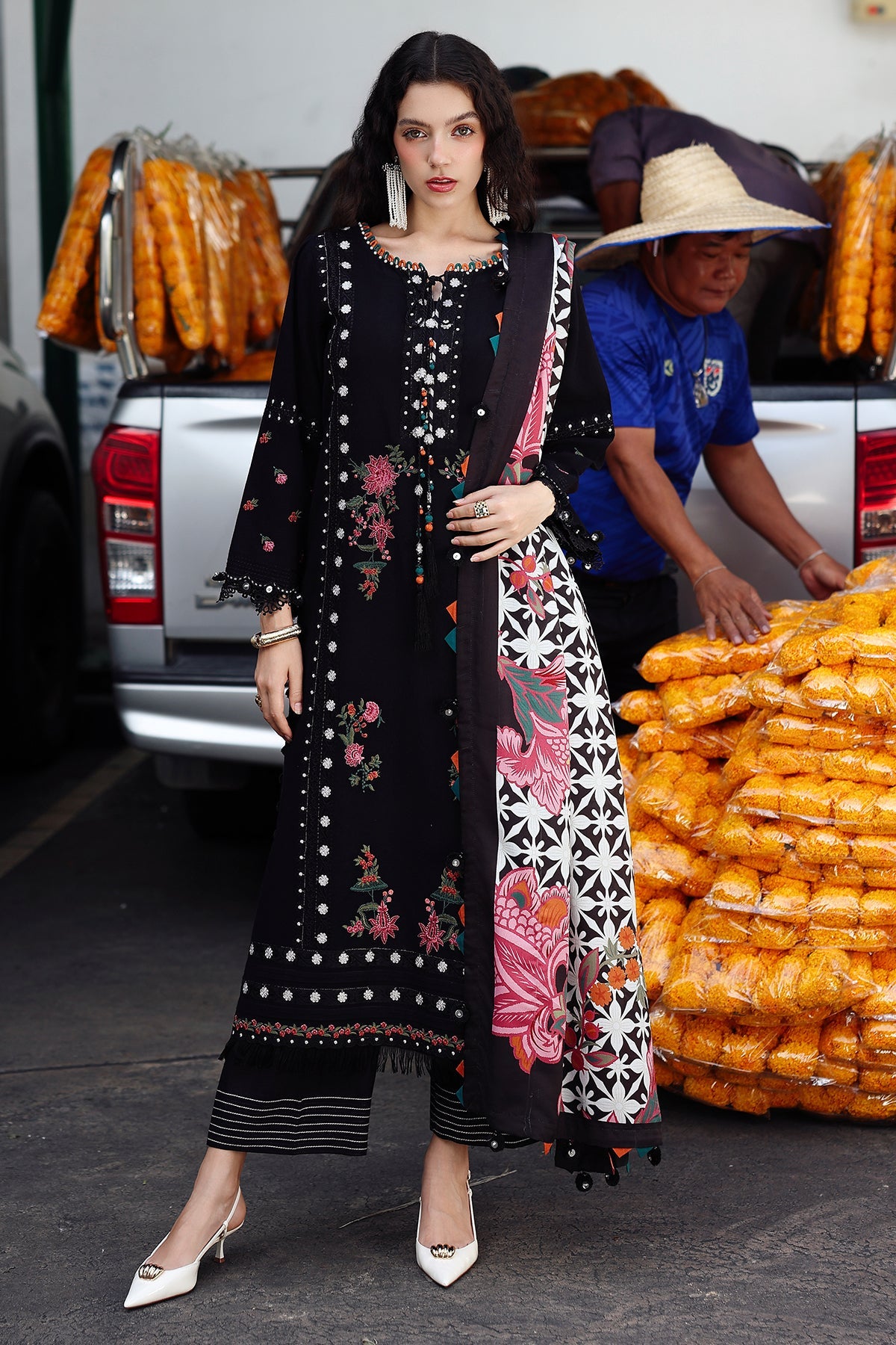 3-pc Wool Shawl Collection PSW5-07 – authentic Pakistani dress from the Charizma Poshima Winters 25 collection for women in the UK