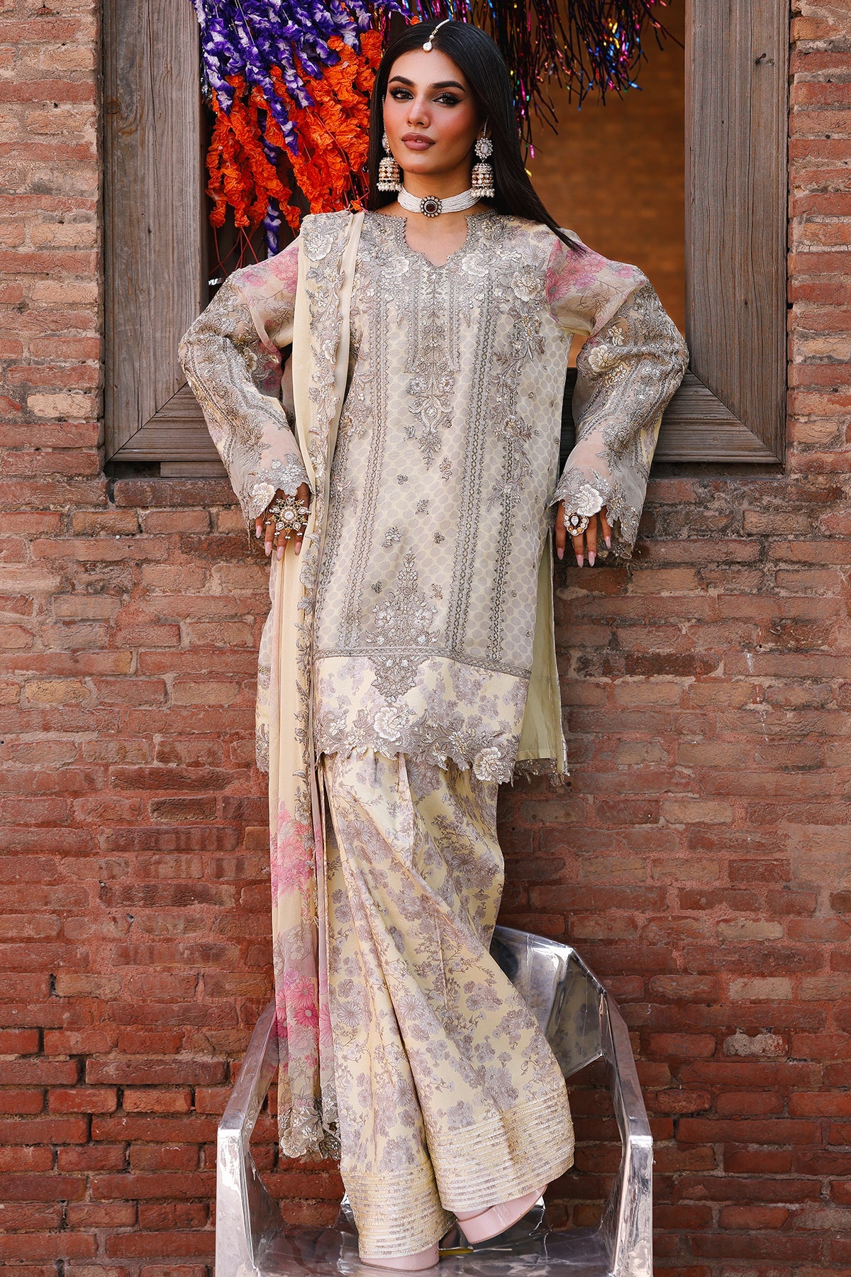 Charizma | Vasal Chiffon | VSL25-21 by Charizma - Designer Dress  - Type : Ladies Clothes - Available at Libayah - 100% Original 
