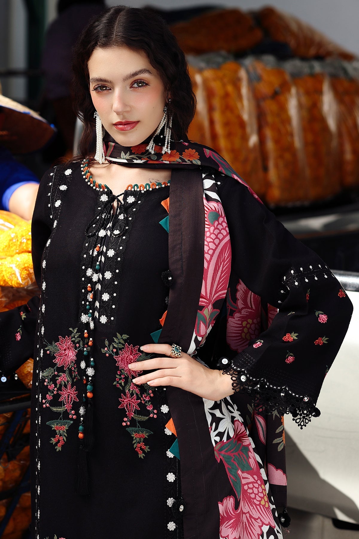 Charizma | Poshima Winters 25 | 3-pc Wool Shawl Collection PSW5-07