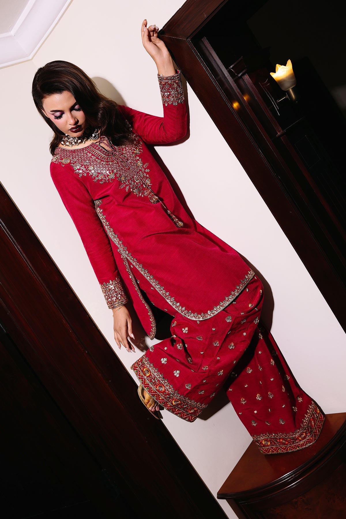 Charizma | Festive Pret | CMA-5-093 R by Charizma - Designer Dress  - Type : Ladies Clothes - Available at Libayah - 100% Original 