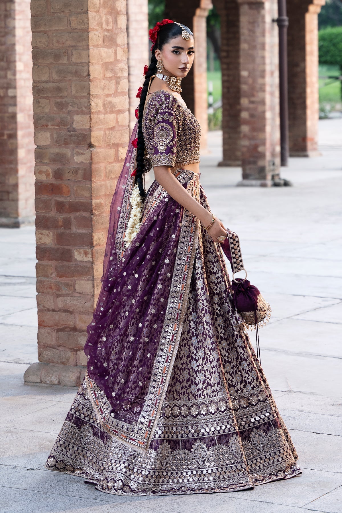 Mina Kashif | Virsa Wedding Formals | Meeram by Mina Kashif - Designer Dress - Type : Ladies Clothes - Available at Libayah - 100% Original 