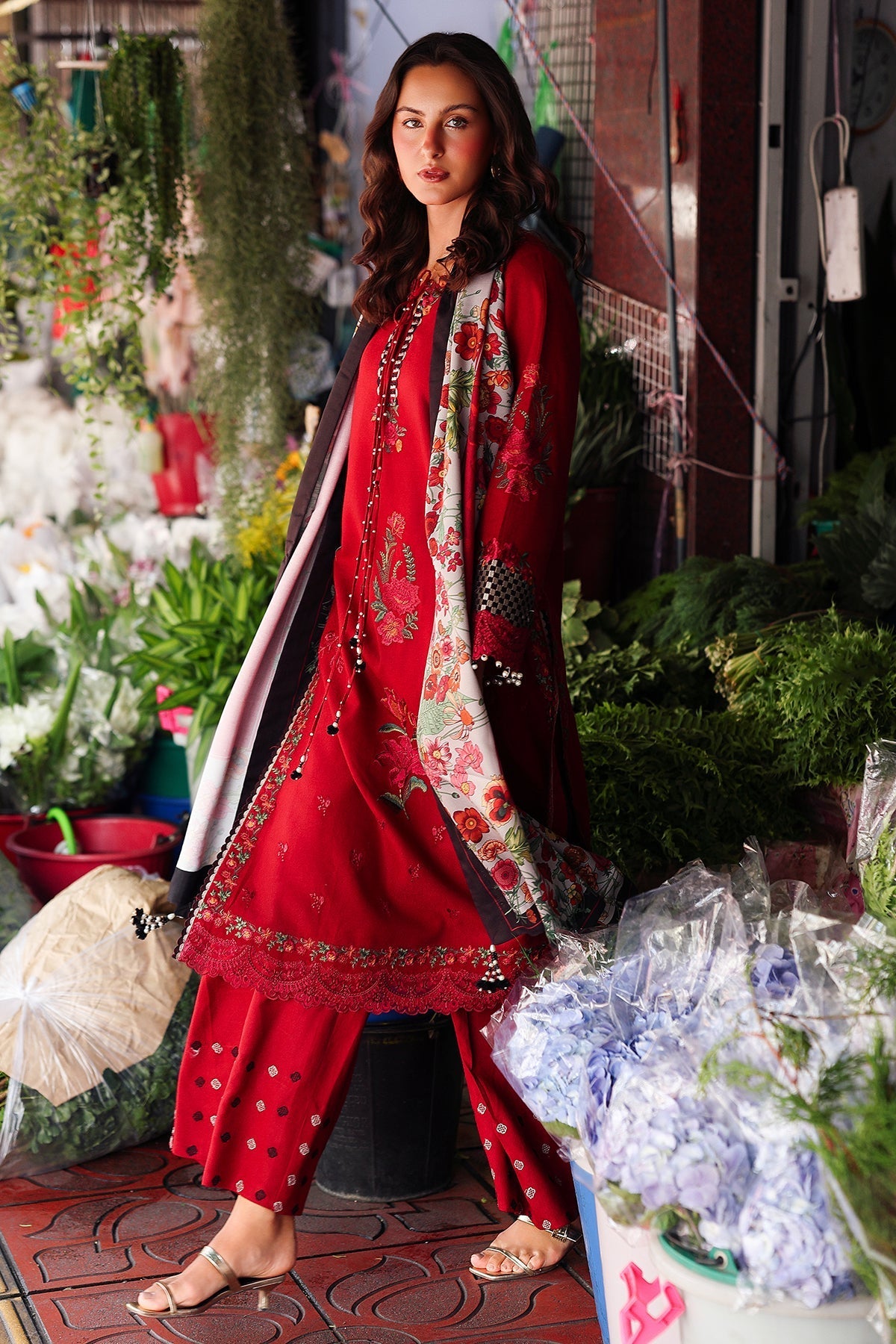 Charizma | Poshima Winters 25 | 3-pc Wool Shawl Collection PSW5-08