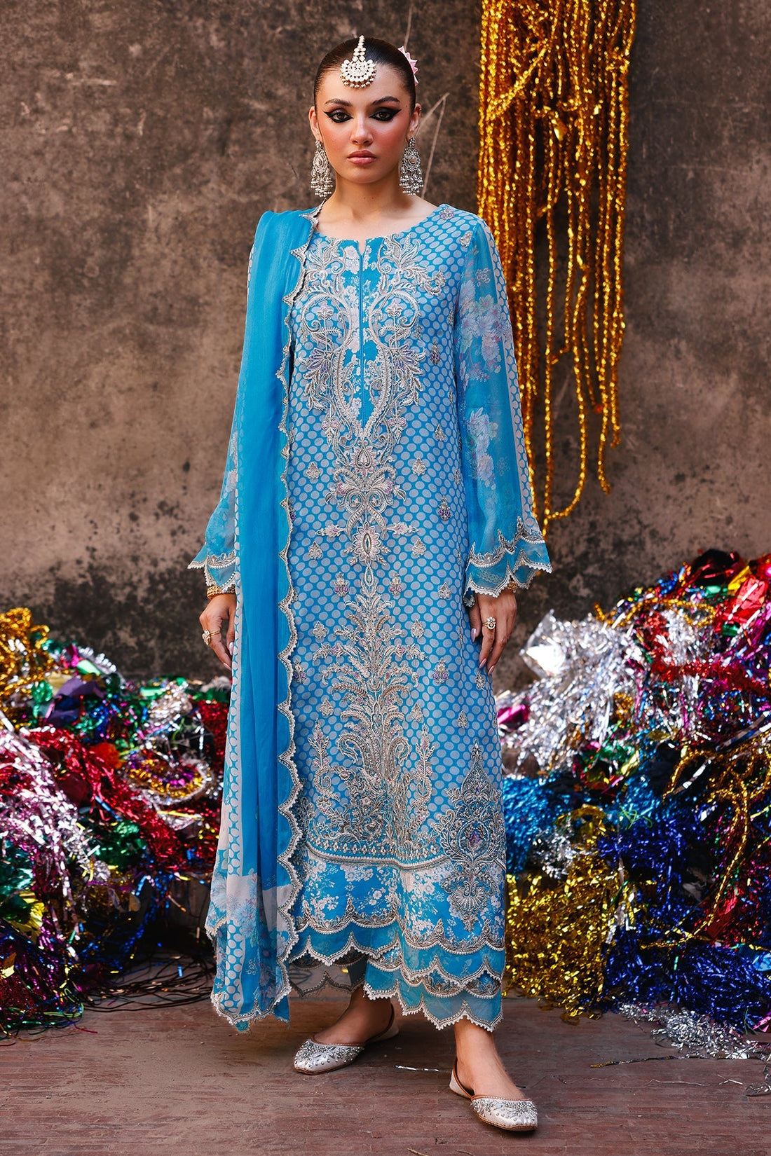 Charizma | Vasal Chiffon | VSL25-20 by Charizma - Designer Dress  - Type : Ladies Clothes - Available at Libayah - 100% Original 