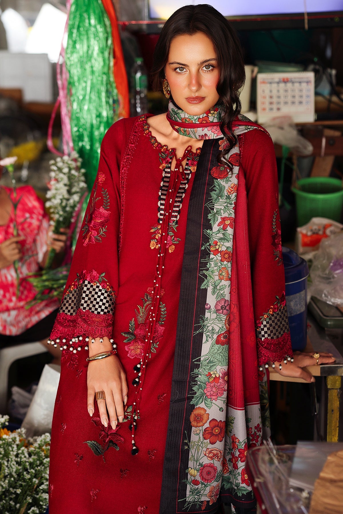 Charizma | Poshima Winters 25 | 3-pc Wool Shawl Collection PSW5-08