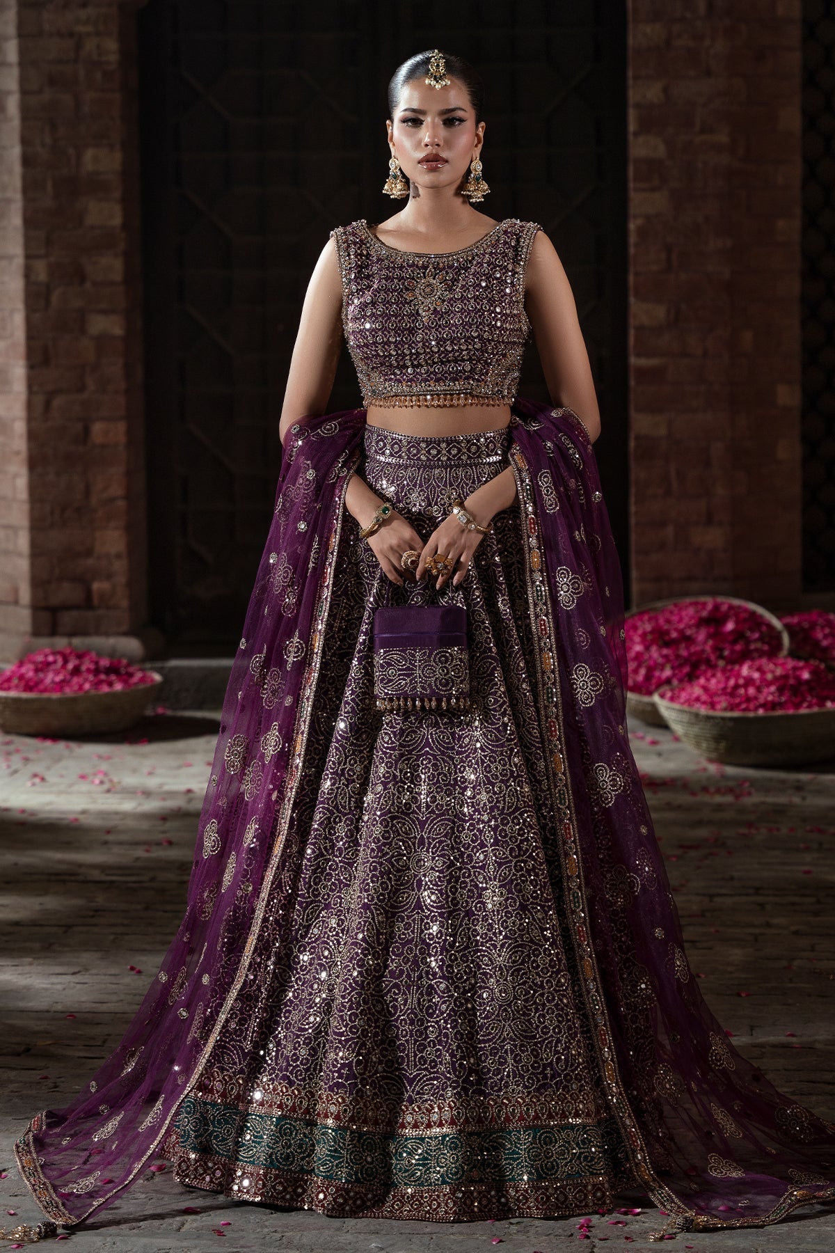 Mina Kashif | Virsa Wedding Formals | Zaree by Mina Kashif - Designer Dress - Type : Ladies Clothes - Available at Libayah - 100% Original 