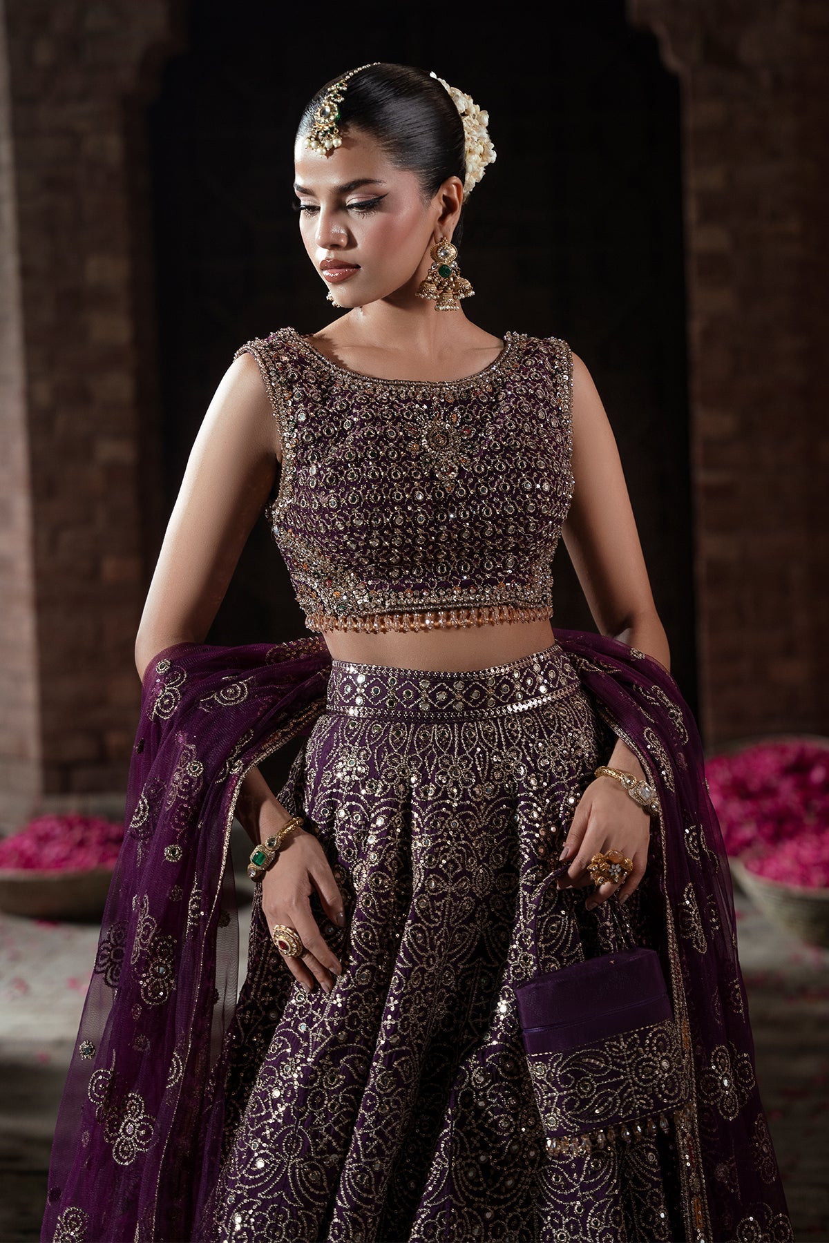 Mina Kashif | Virsa Wedding Formals | Zaree by Mina Kashif - Designer Dress - Type : Ladies Clothes - Available at Libayah - 100% Original 
