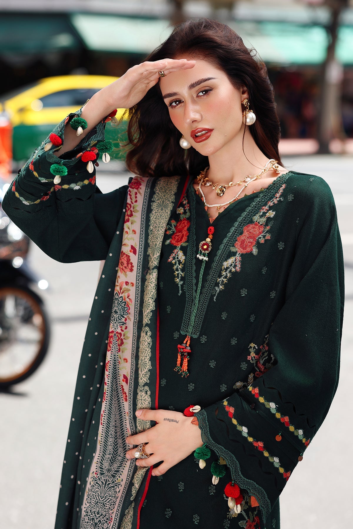 Charizma | Poshima Winters 25 |3-pc Wool Shawl Collection PSW5-04