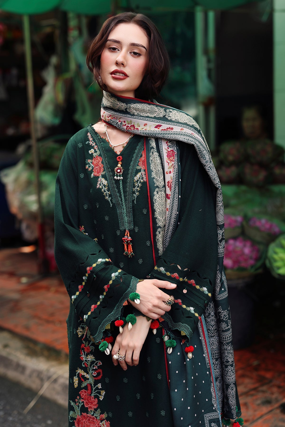 Charizma | Poshima Winters 25 |3-pc Wool Shawl Collection PSW5-04