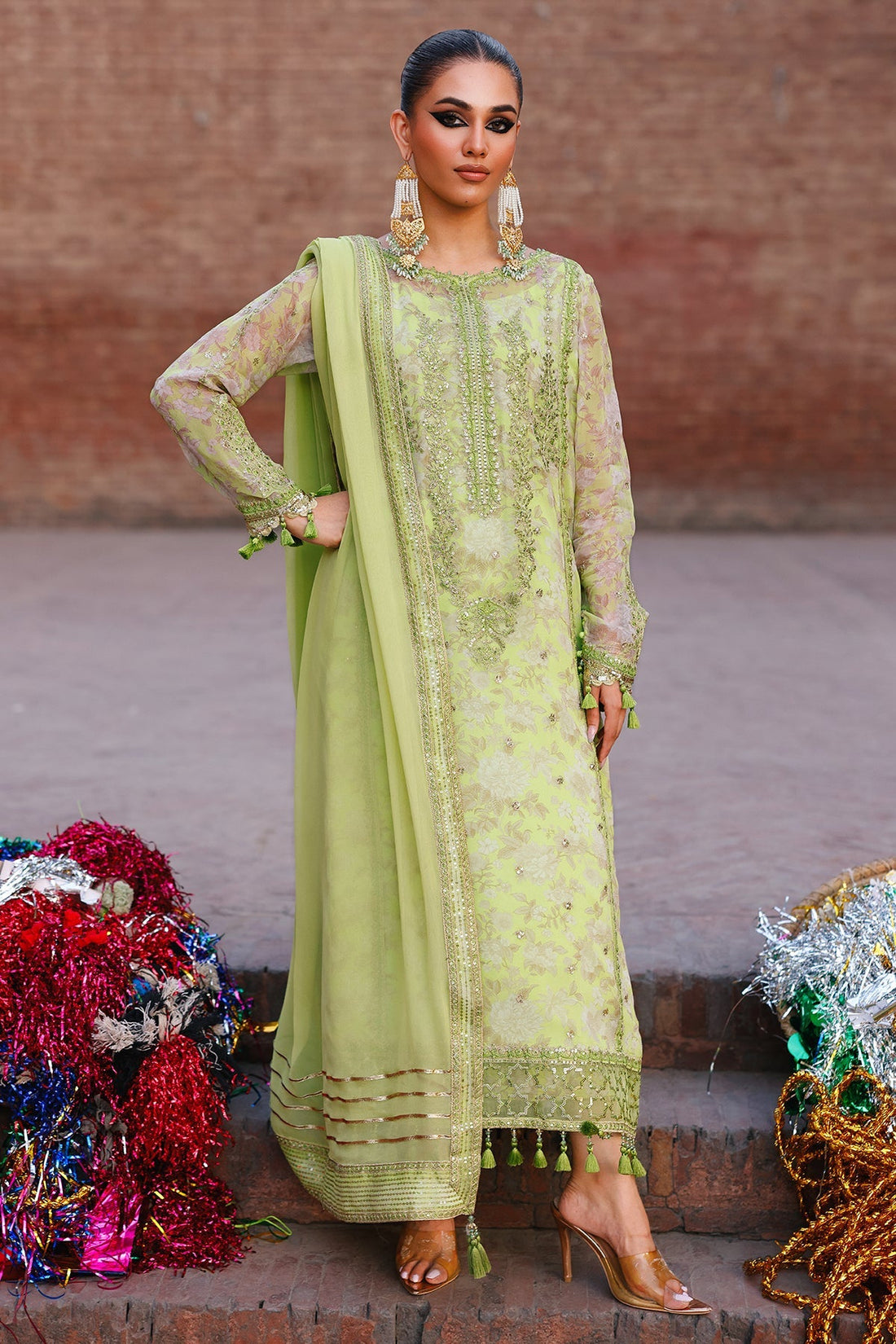 Charizma | Vasal Chiffon | VSL25-18 by Charizma - Designer Dress  - Type : Ladies Clothes - Available at Libayah - 100% Original 