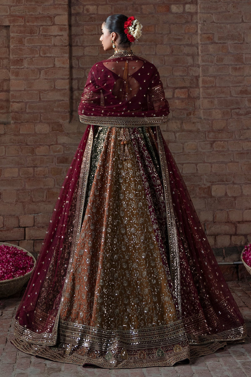 Mina Kashif | Virsa Wedding Formals | Zah-e-naseeb by Mina Kashif - Designer Dress - Type : Ladies Clothes - Available at Libayah - 100% Original 