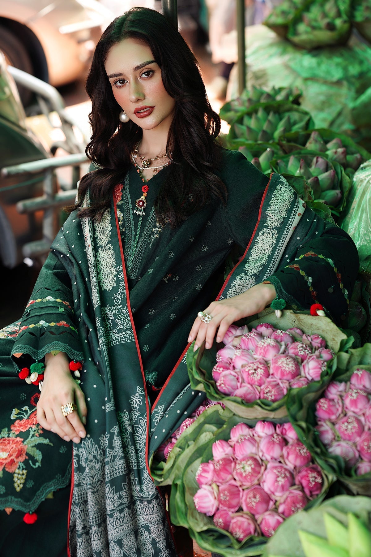 Charizma | Poshima Winters 25 |3-pc Wool Shawl Collection PSW5-04