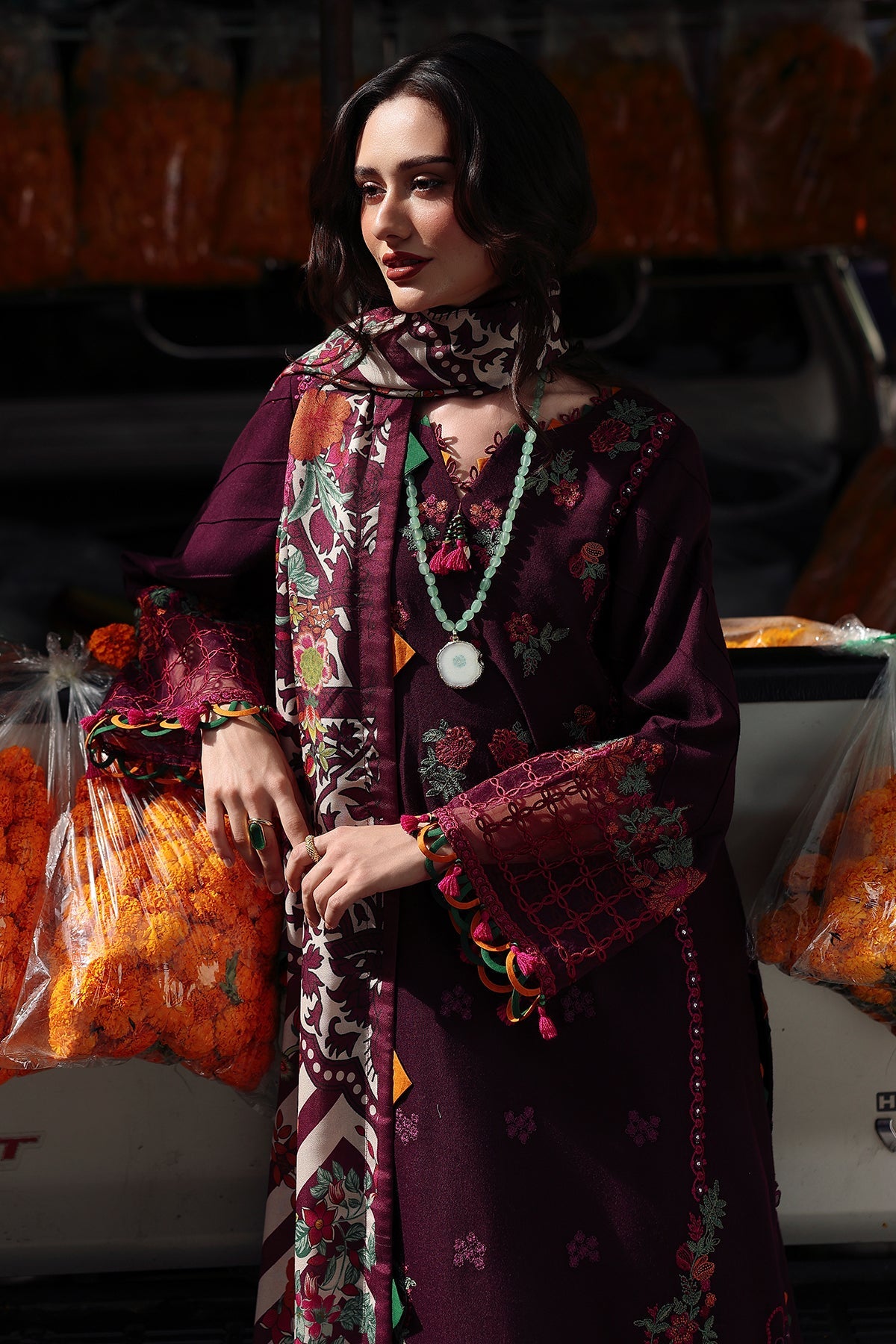Charizma | Poshima Winters 25 | 3-pc Wool Shawl Collection PSW5-02