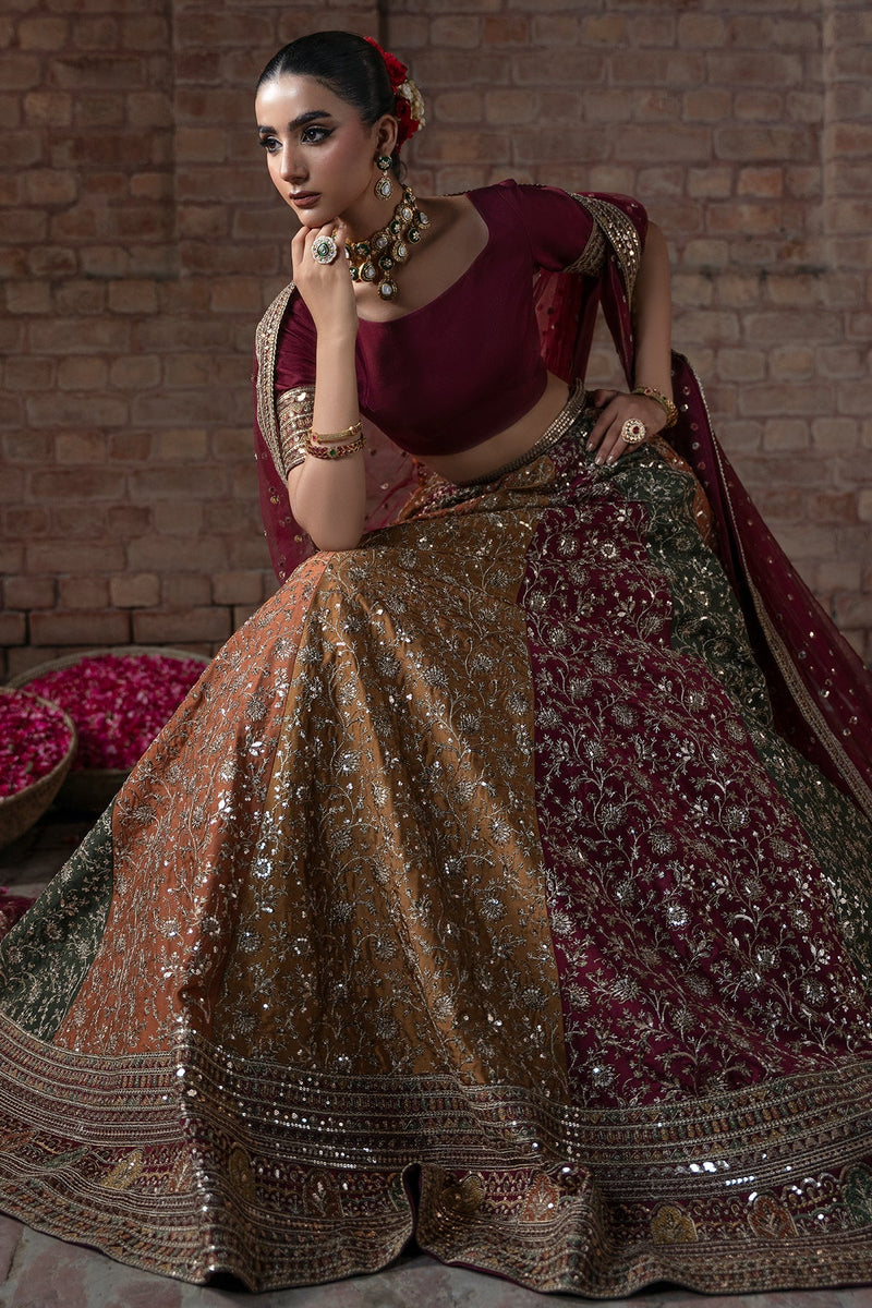 Mina Kashif | Virsa Wedding Formals | Zah-e-naseeb by Mina Kashif - Designer Dress - Type : Ladies Clothes - Available at Libayah - 100% Original 