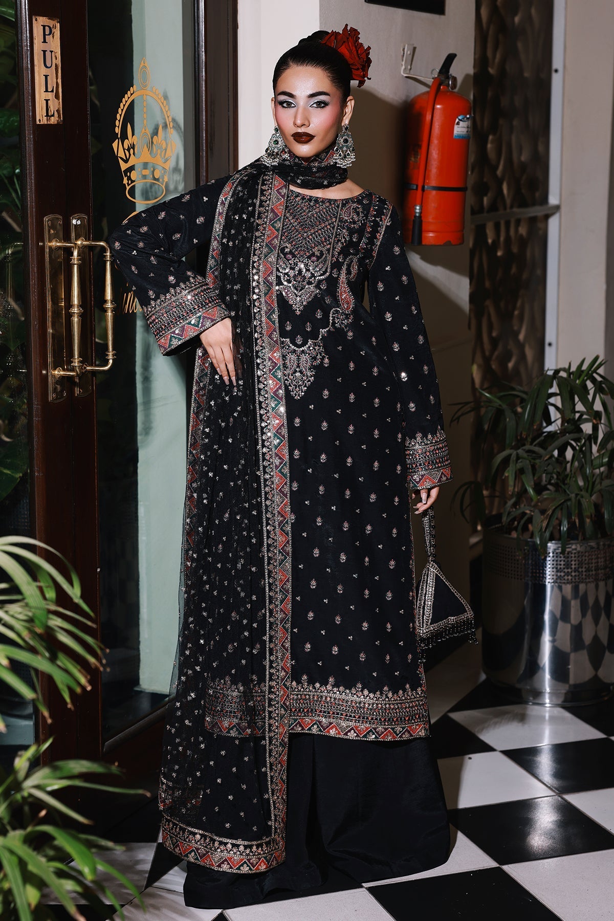 CMA-5-136A – authentic Pakistani dress from the Charizma Festive Pret collection for women in the UK