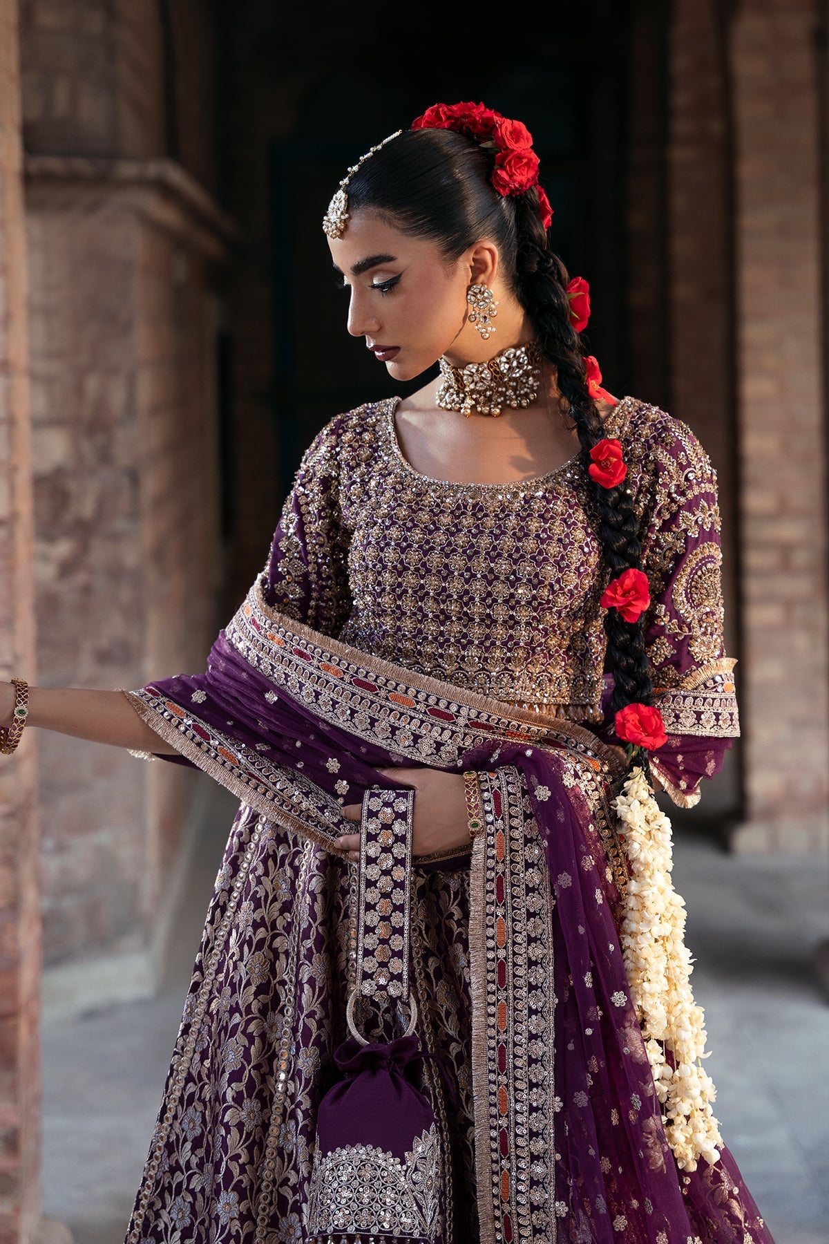 Mina Kashif | Virsa Wedding Formals | Meeram by Mina Kashif - Designer Dress - Type : Ladies Clothes - Available at Libayah - 100% Original 