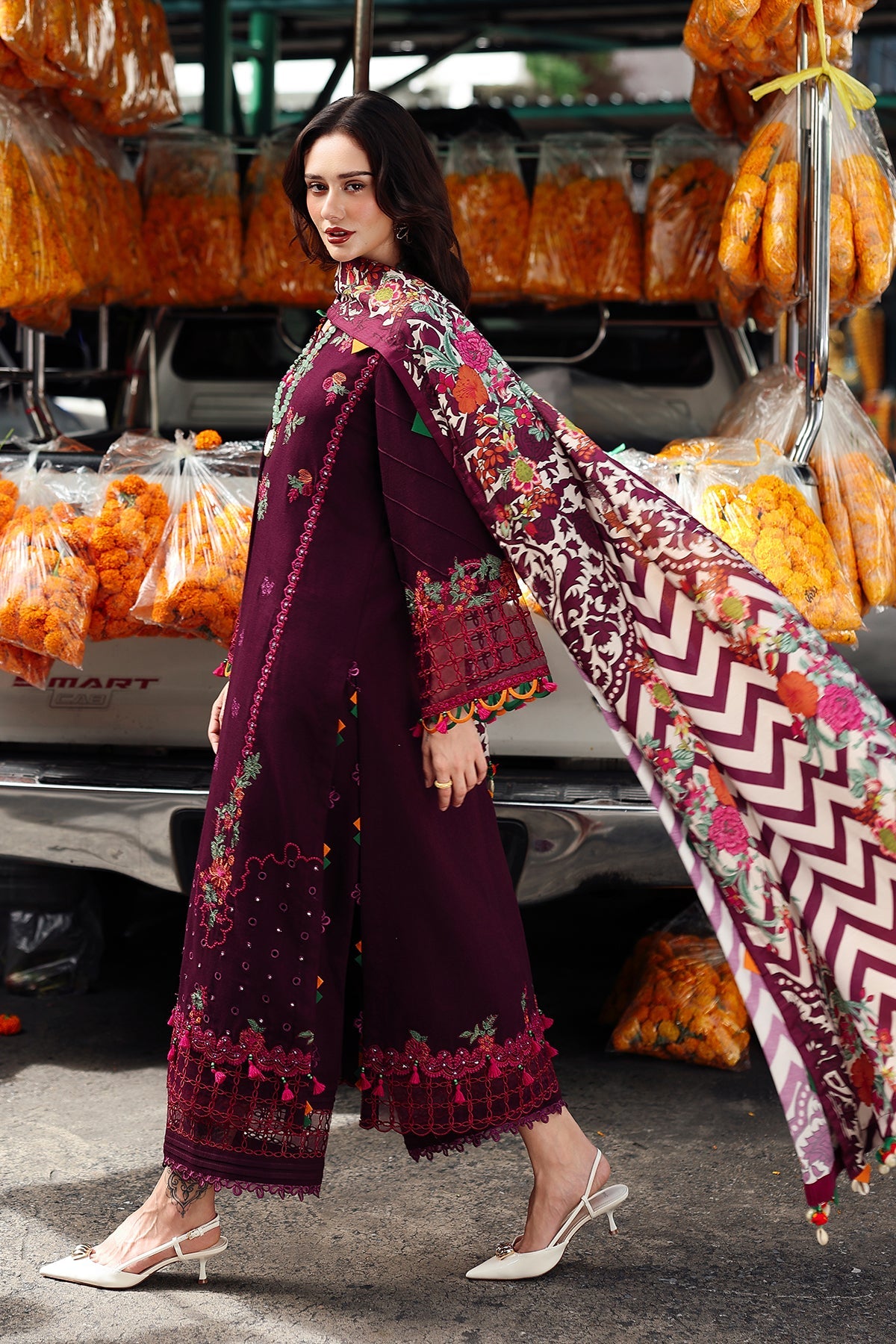 Charizma | Poshima Winters 25 | 3-pc Wool Shawl Collection PSW5-02