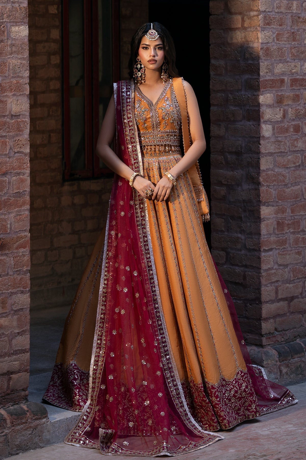 Mina Kashif | Virsa Wedding Formals | Momal by Mina Kashif - Designer Dress - Type : Ladies Clothes - Available at Libayah - 100% Original 