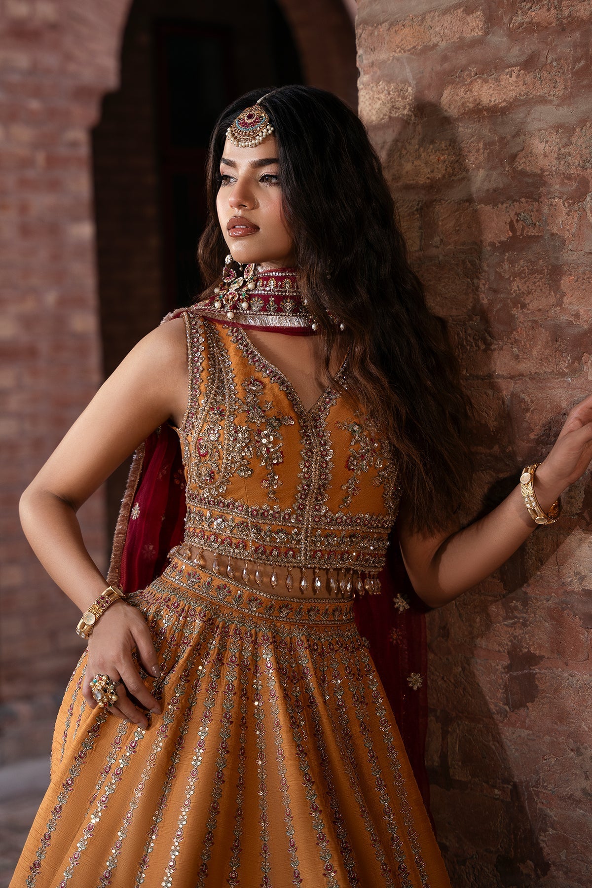 Mina Kashif | Virsa Wedding Formals | Momal by Mina Kashif - Designer Dress - Type : Ladies Clothes - Available at Libayah - 100% Original 