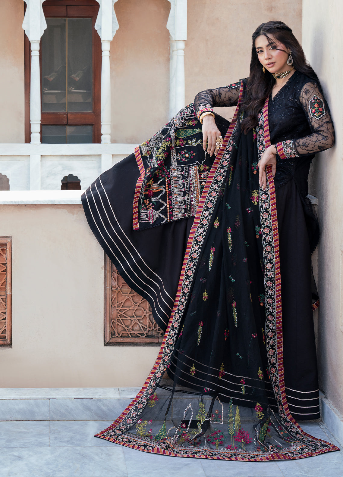 Sahane | Rusukh Premium Formals 26 | FU6608 Zahlia - RUSUKH by Sahane - Designer Dress  - Type : Ladies Clothes - Available at Libayah - 100% Original 