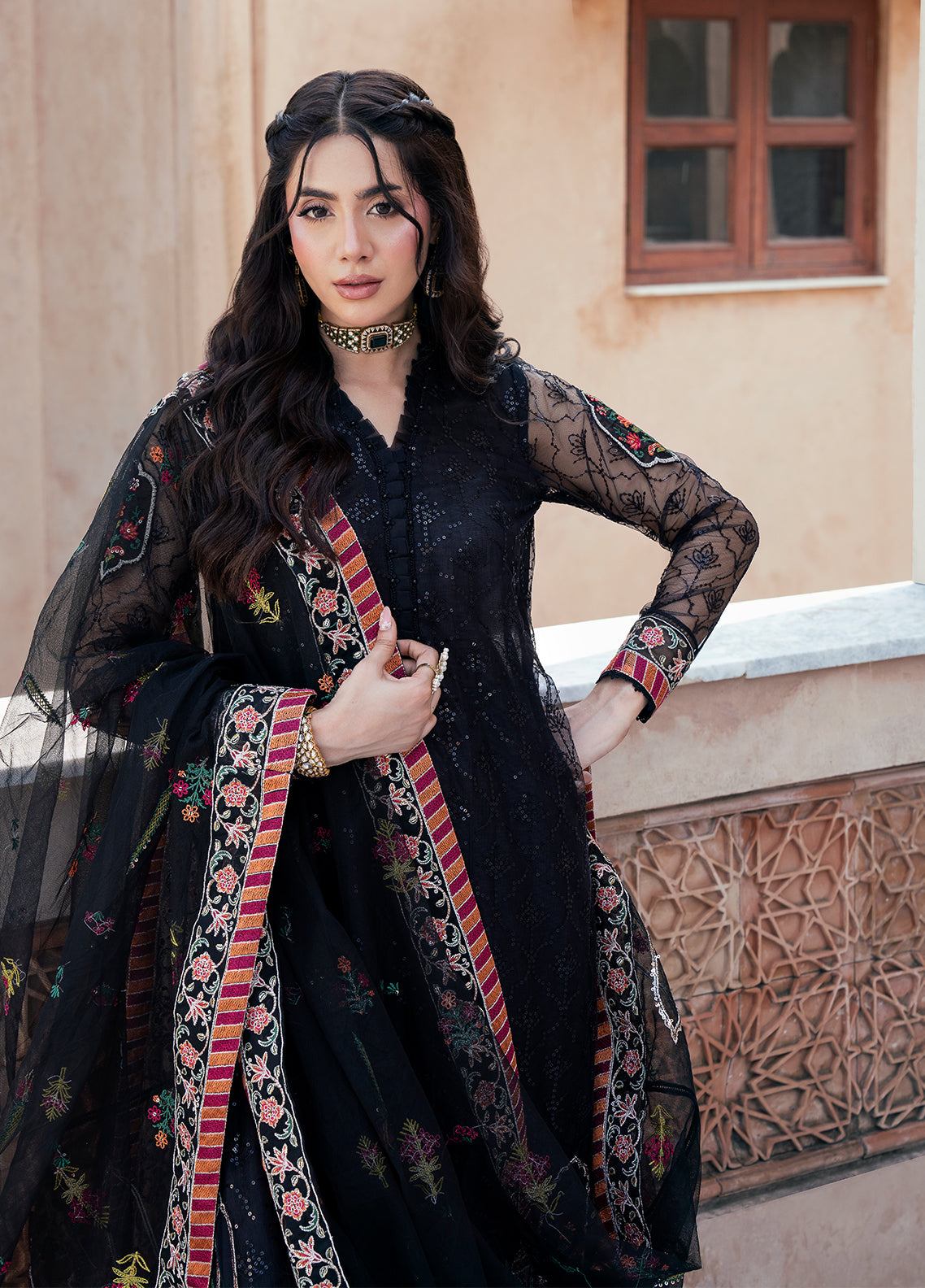Sahane | Rusukh Premium Formals 26 | FU6608 Zahlia - RUSUKH by Sahane - Designer Dress  - Type : Ladies Clothes - Available at Libayah - 100% Original 