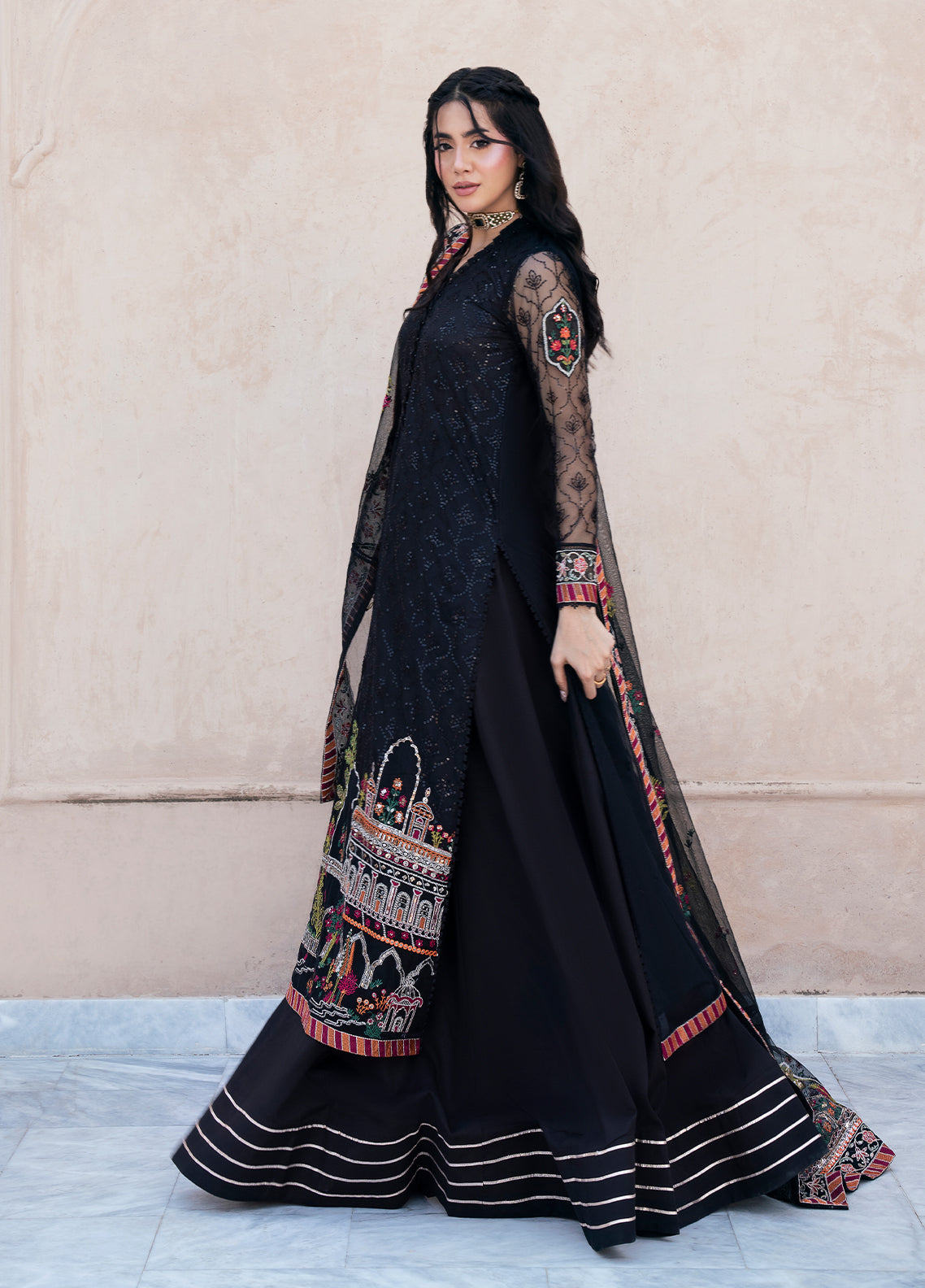 Sahane | Rusukh Premium Formals 26 | FU6608 Zahlia - RUSUKH by Sahane - Designer Dress  - Type : Ladies Clothes - Available at Libayah - 100% Original 