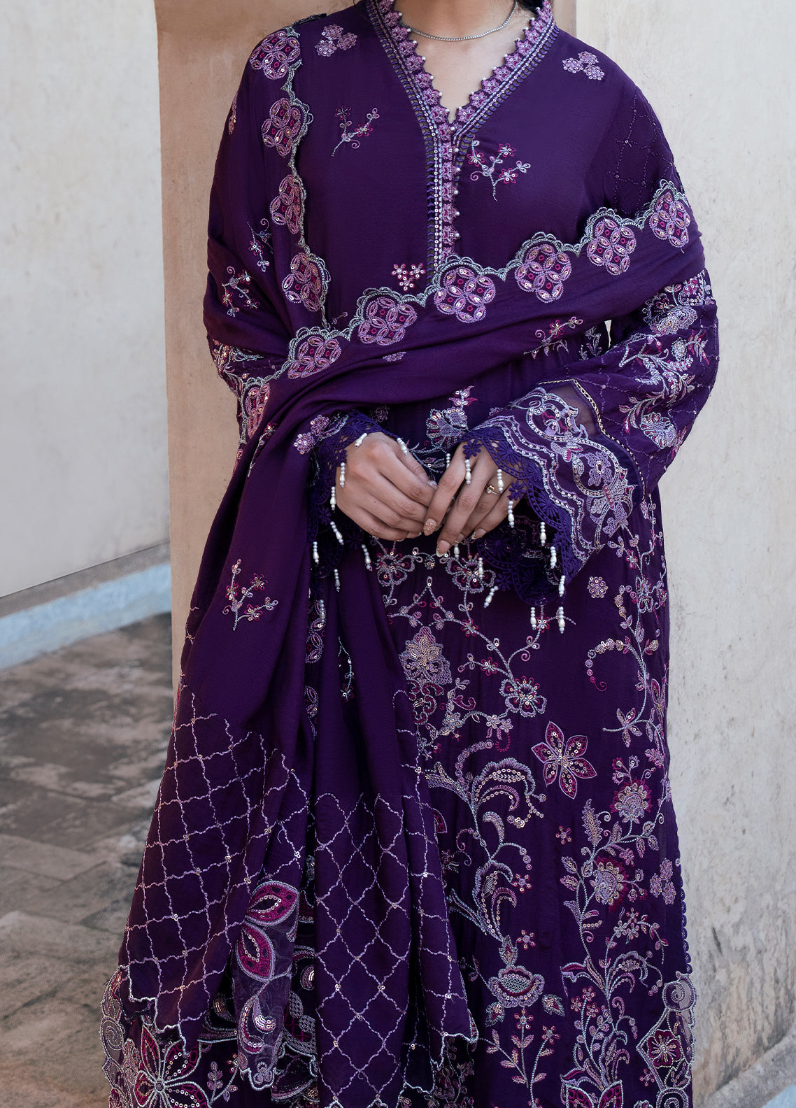 Sahane | Rusukh Premium Formals 26 | FU6601 Daliya- RUSUKH by Sahane - Designer Dress  - Type : Ladies Clothes - Available at Libayah - 100% Original 