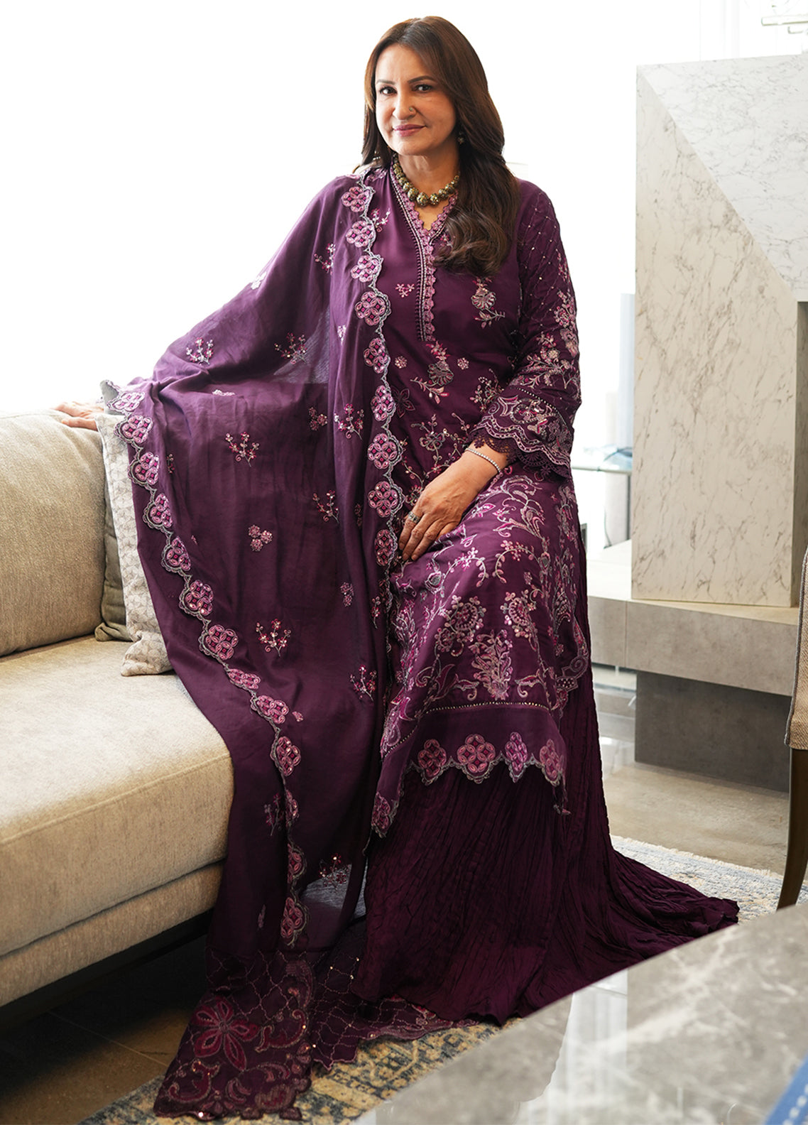 Sahane | Rusukh Premium Formals 26 | FU6601 Daliya- RUSUKH by Sahane - Designer Dress  - Type : Ladies Clothes - Available at Libayah - 100% Original 