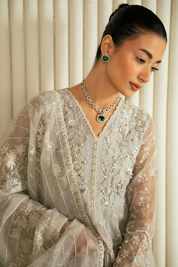 Cross Stitch | Wedding Collection 25 | WHISPERING BLUE by Cross Stitch - Designer Dress - Type: Ladies Clothes - Available at Libayah - 100% Original