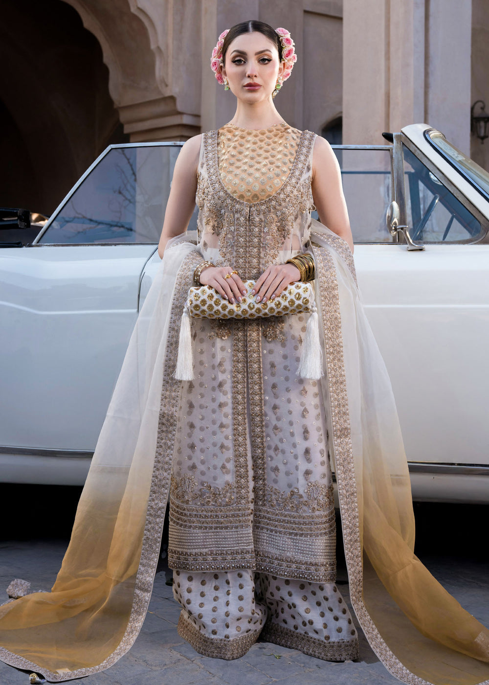 Ameline – authentic Pakistani formal dress from the Laj by Lajwanti Honey Belle Luxury Formals collection for women in the UK