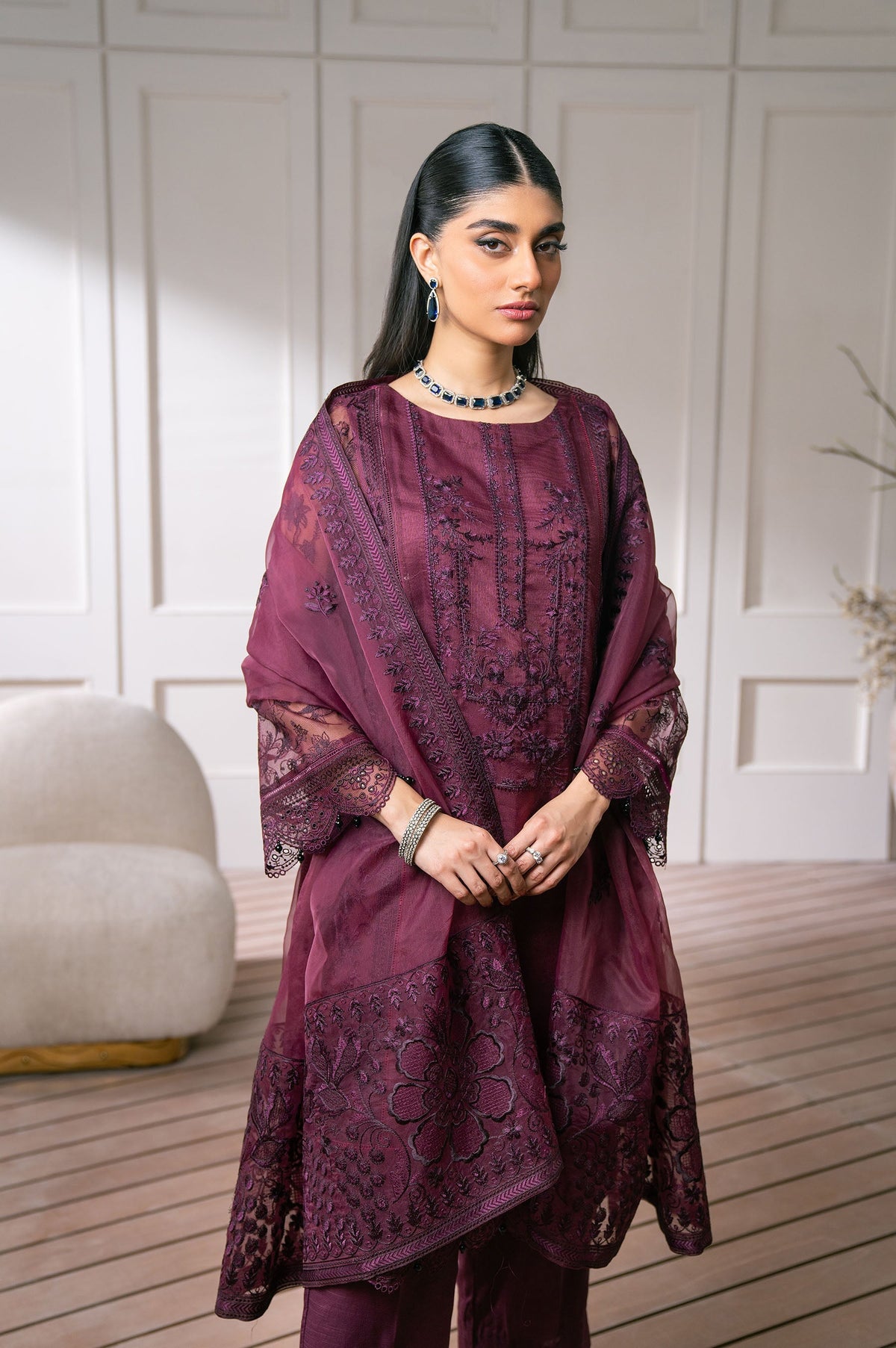 Zeen | Azalea Collection | Floral Cascade by Zeen - Designer Dress - Type: Ladies Clothes - Available at Libayah - 100% Original